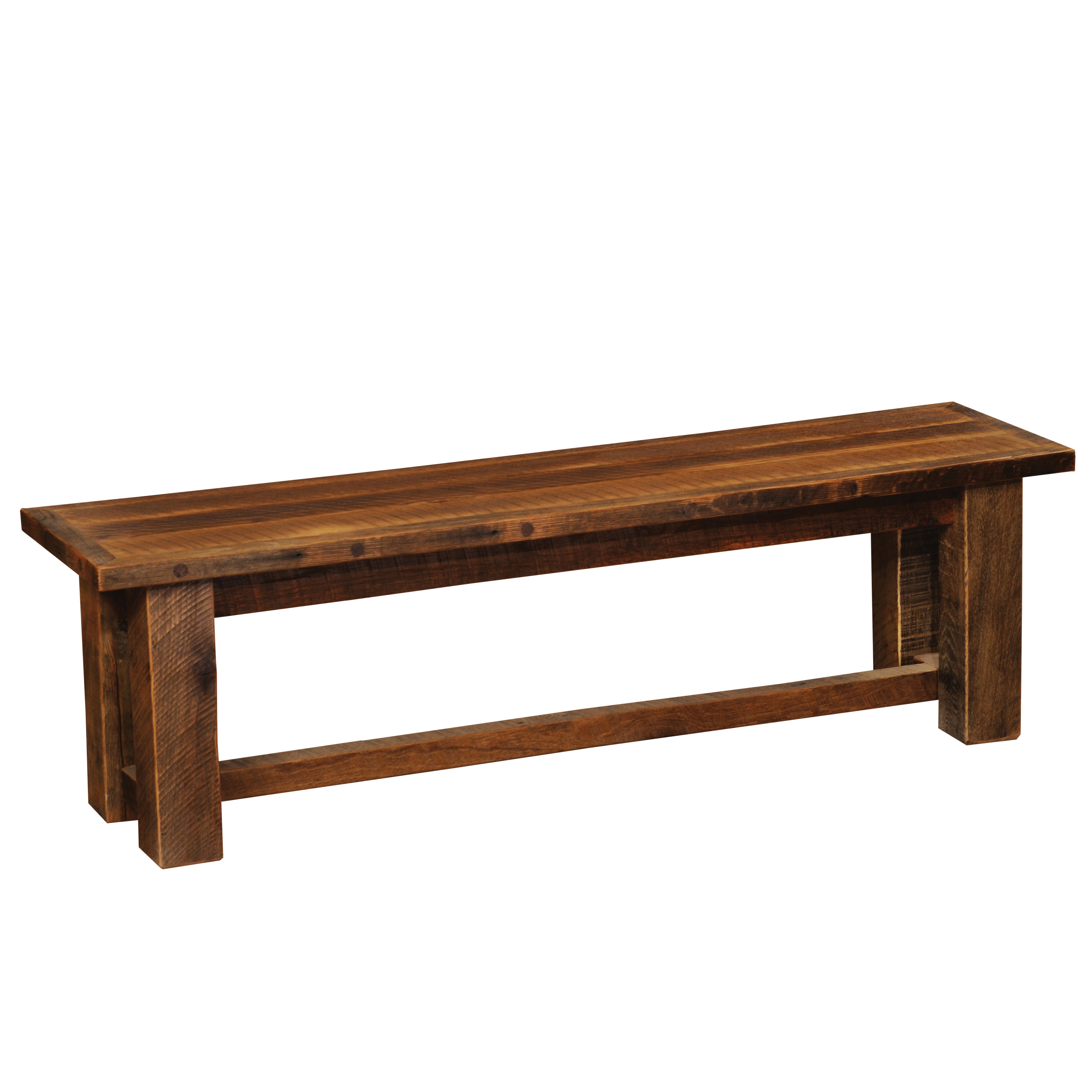 Barnwood 36-inch Bench - Wood Seat - Gil's Furniture & Sleep Source