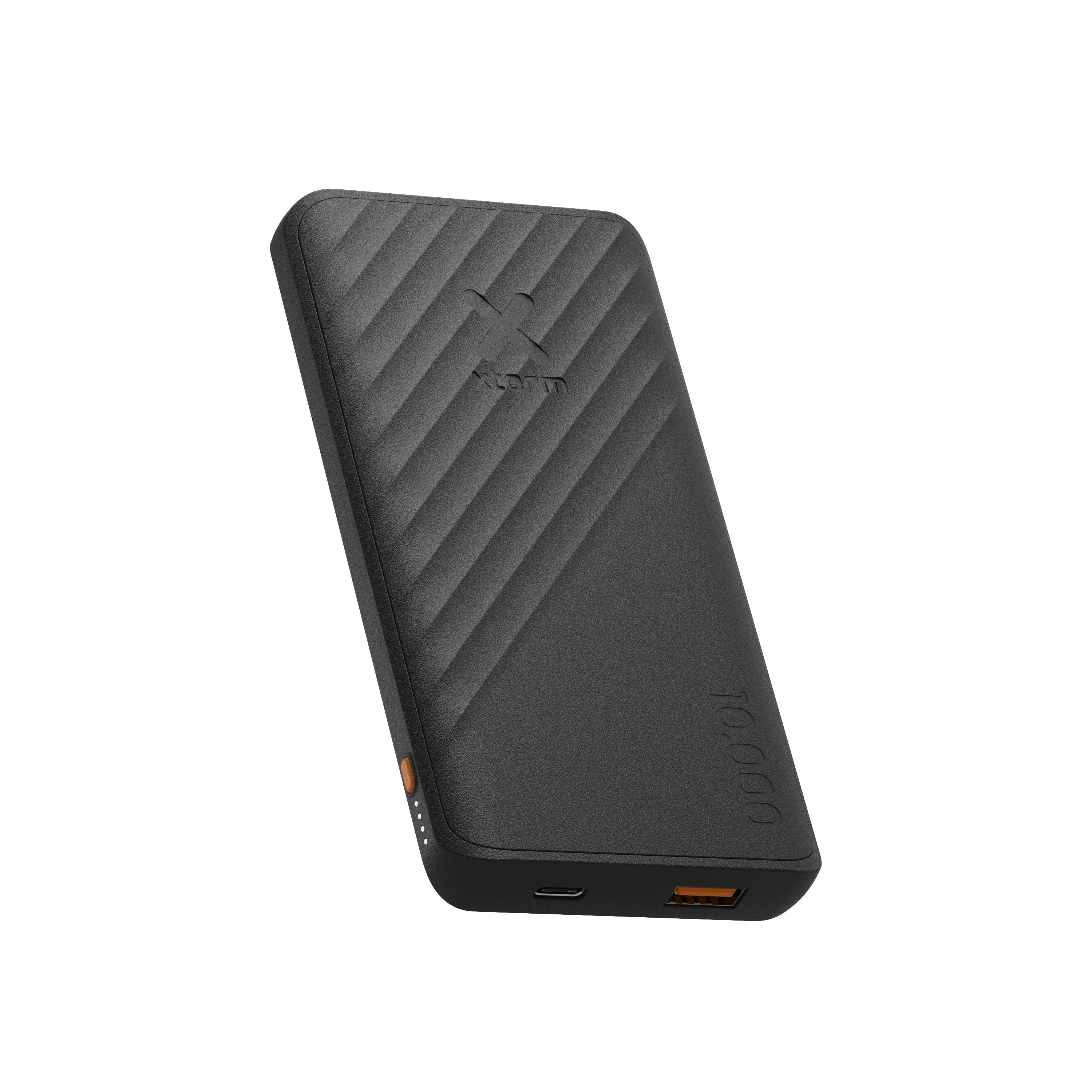 Xtorm Go2 Powerbank - 10.000 mAh - 1x USB-A, 1x USB-C - Krachtige powerbank - Snelle oplader - Charcoal Black