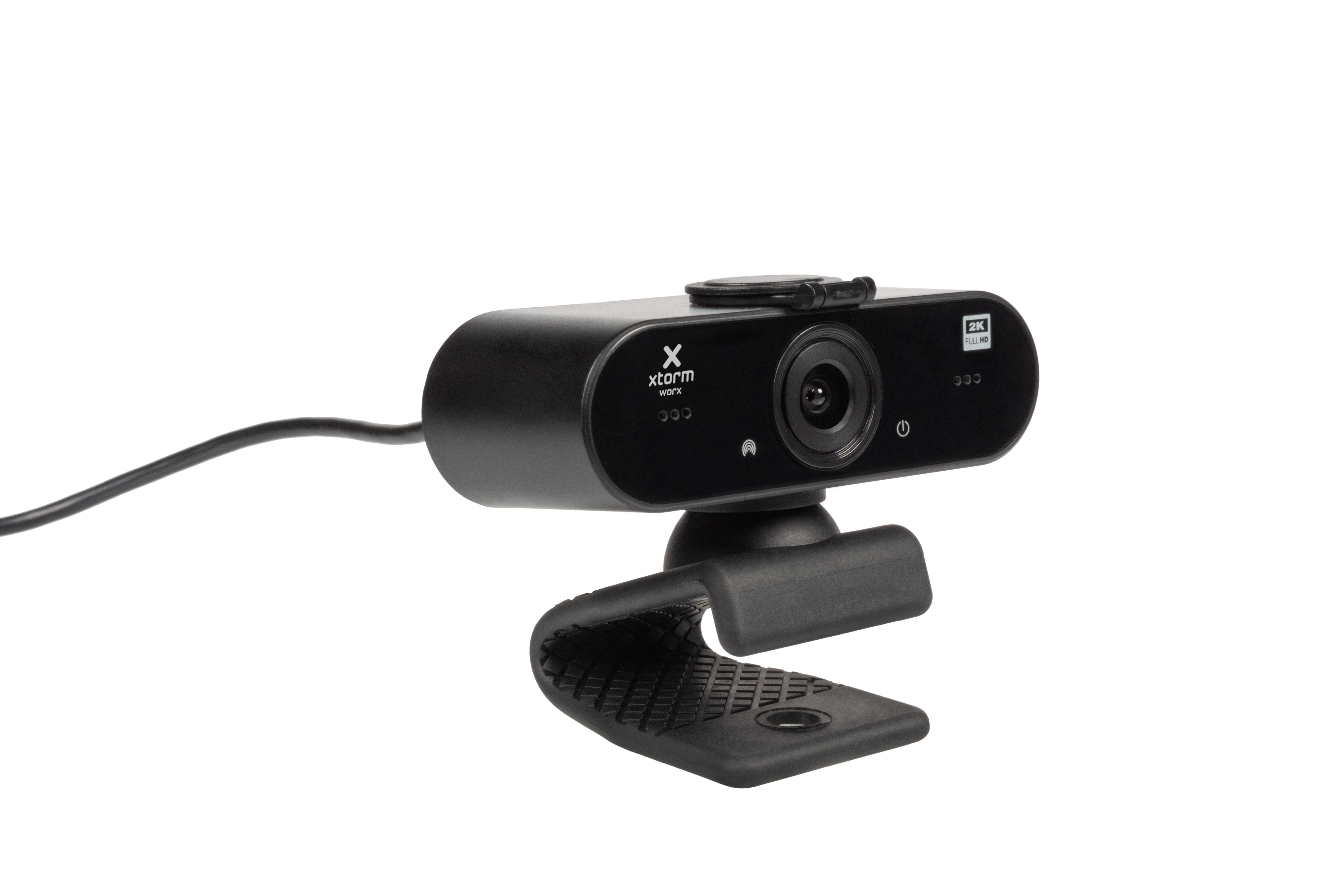 Xtorm Worx Quad-HD 2K Webcam incl. Tripod - Plug & Play - USB C - Auto Adjust - Geschikt voor streamers