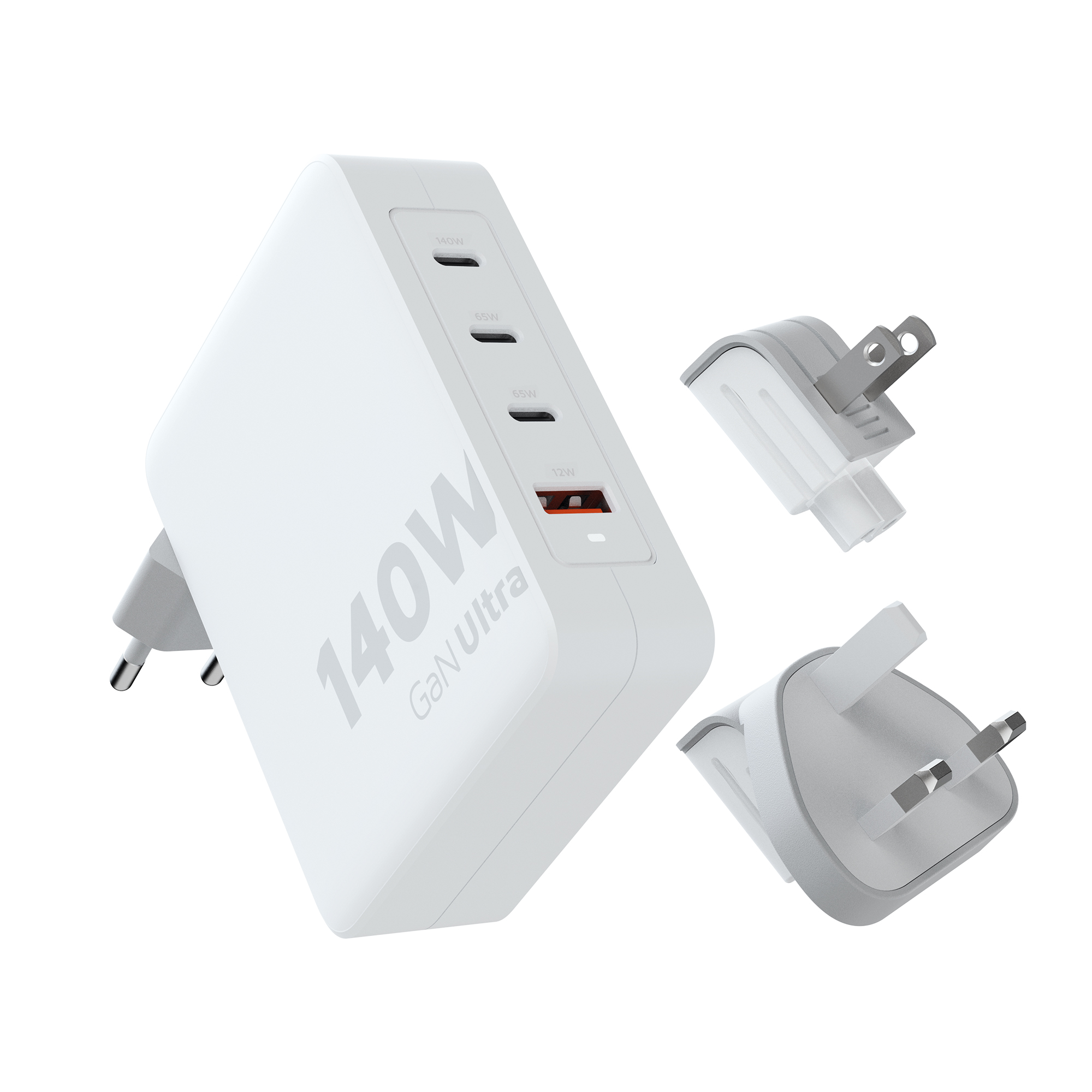 Xtorm 140W Volt ll GaN Oplader + 20W USB-C PD Kabel - Wit
