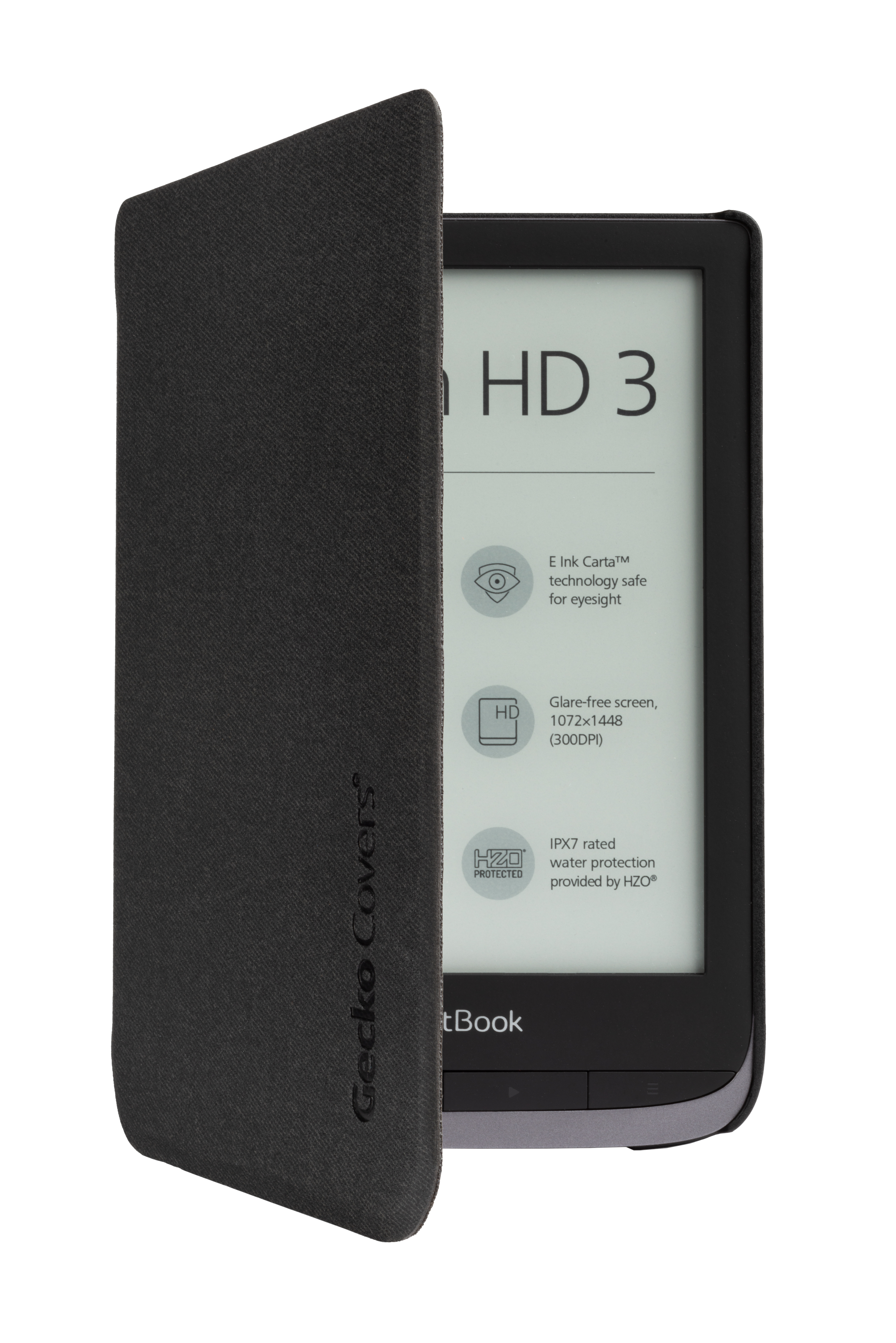 V27T01C1- E-reader case - PocketBook Touch HD 3&Touch Lux 5 - Zwart