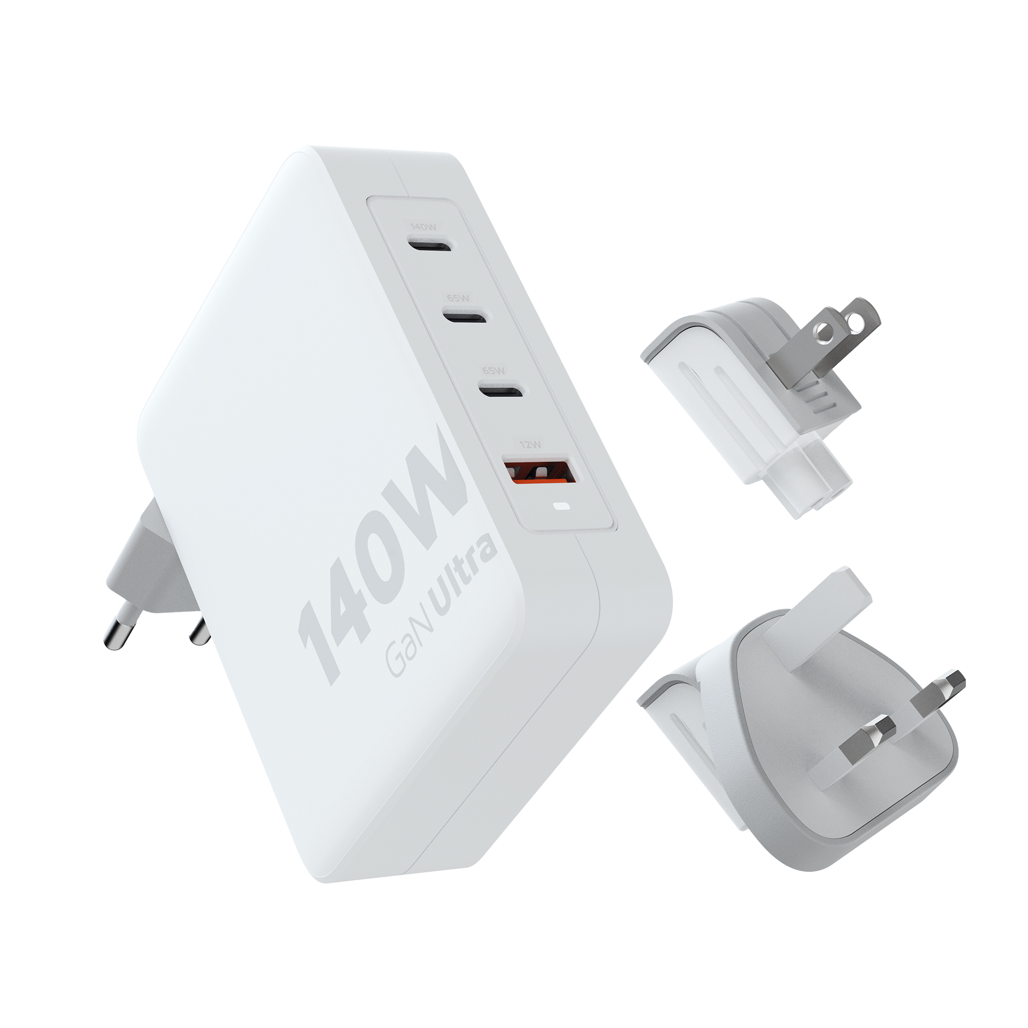 Xtorm 140W Volt ll GaN Oplader + 20W USB-C PD Kabel - Wit