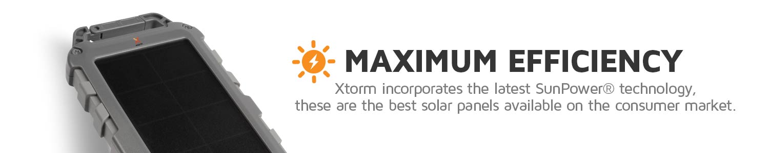 High efficiency solar panel with SunPower Solar Cells