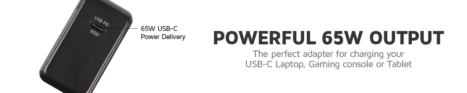 USB-C PD output 65W