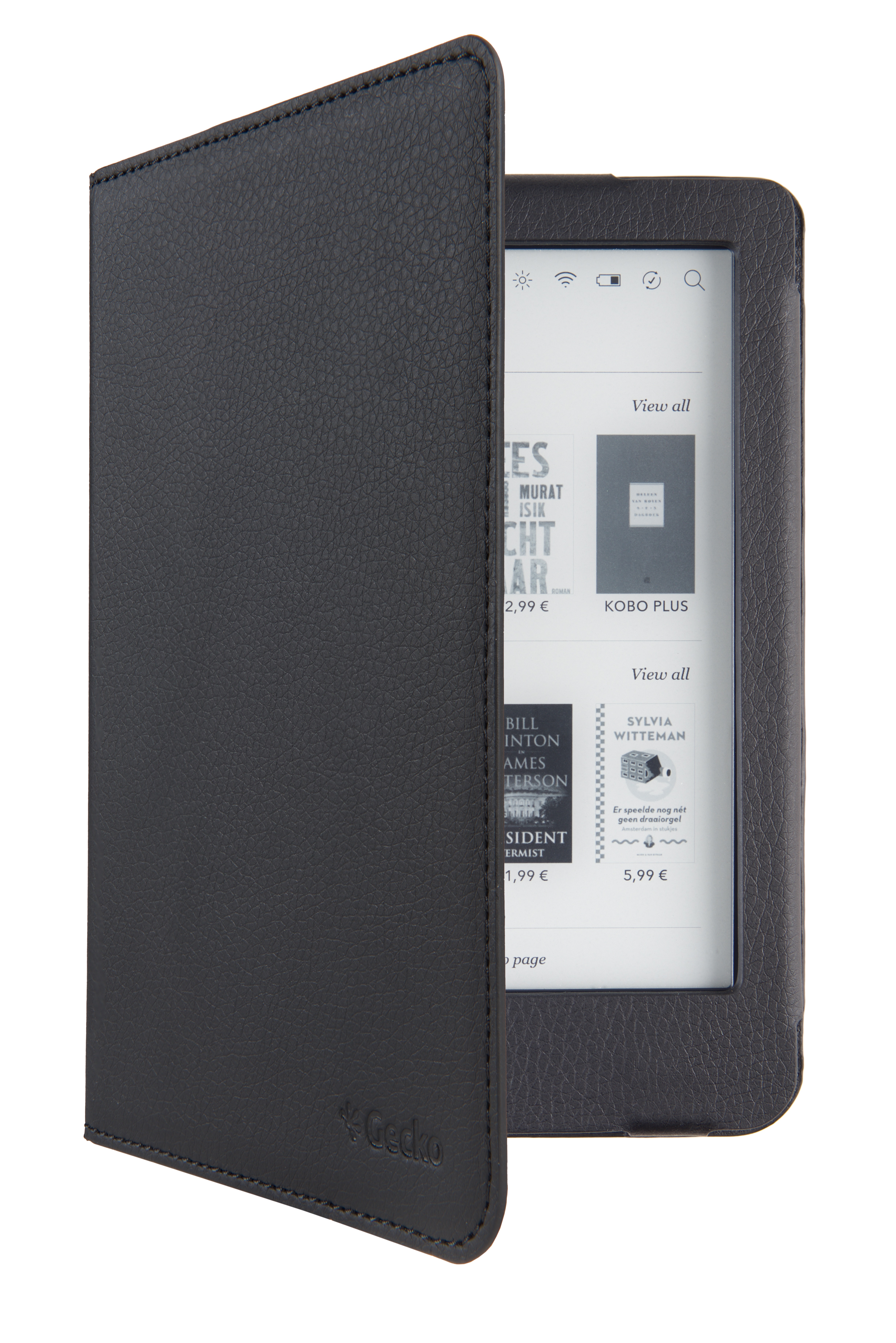 GECKO Kobo Clara HD Luxe Beschermhoes Zwart
