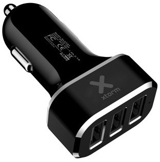 Power Car-plug 3 USB ports