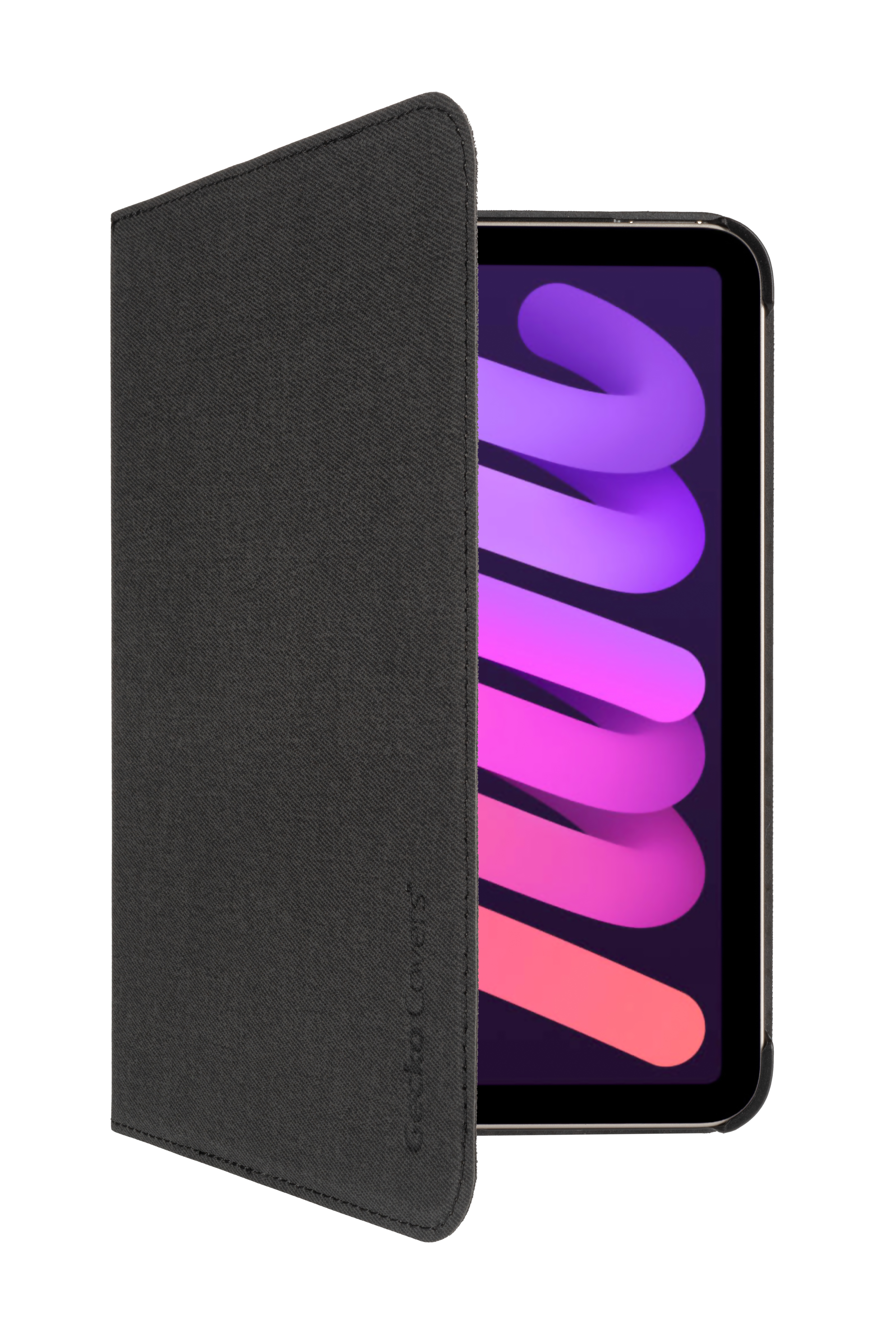 Gecko Covers Hoes voor de Apple iPad Mini 6 (2021) - Easy-Click 2.0 Cover - Zwart