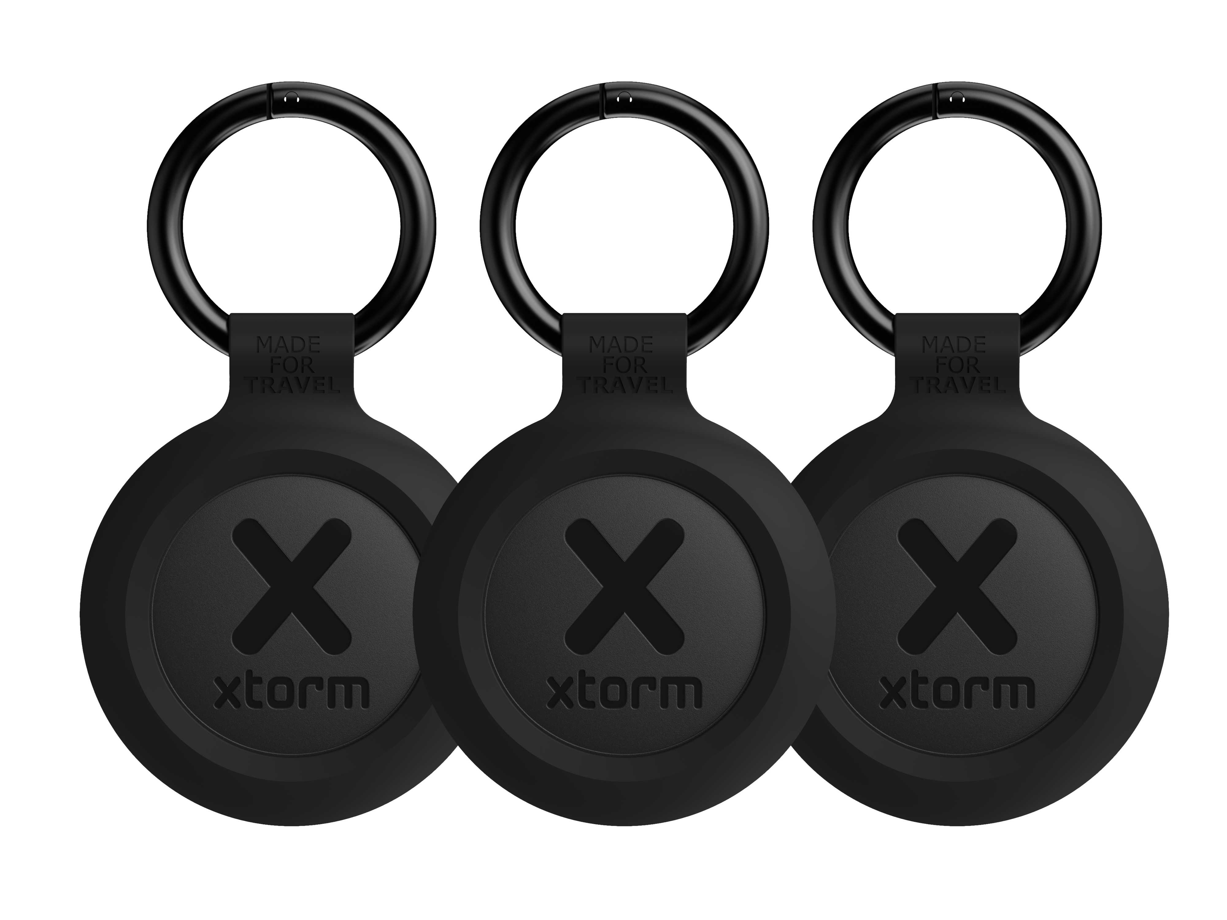 TravelTag 3-Pack- Charcoal Black (Apple iOS)