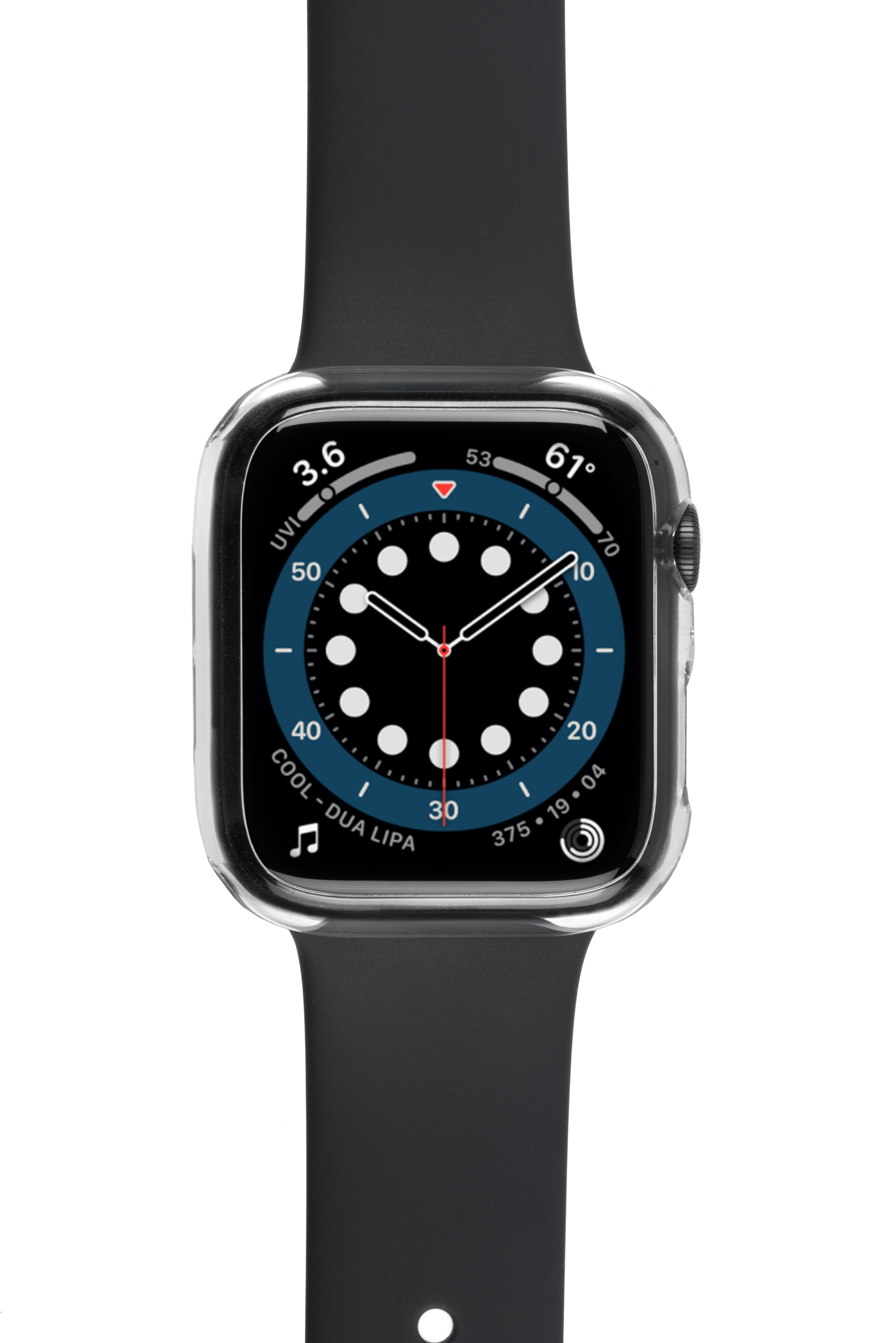 Gecko Covers Apple Watch 4/5/6/SE 40mm Full Body + Screenprotector - Transparant