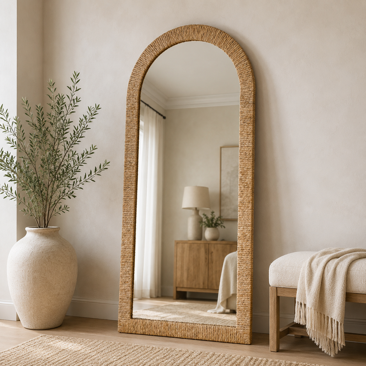 Jaleene Floor Mirror