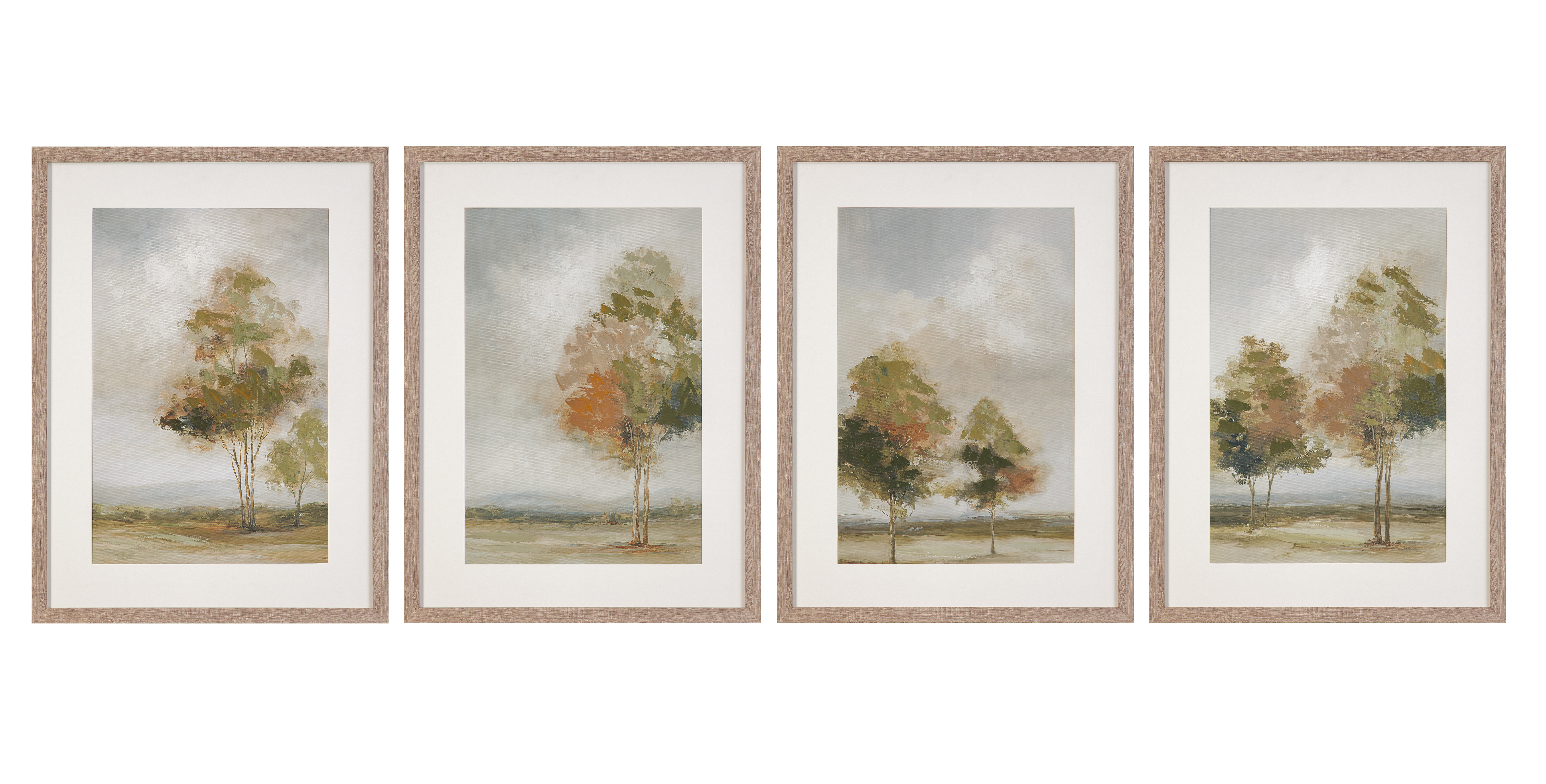 Quiet Meadow Framed Canvas s/4