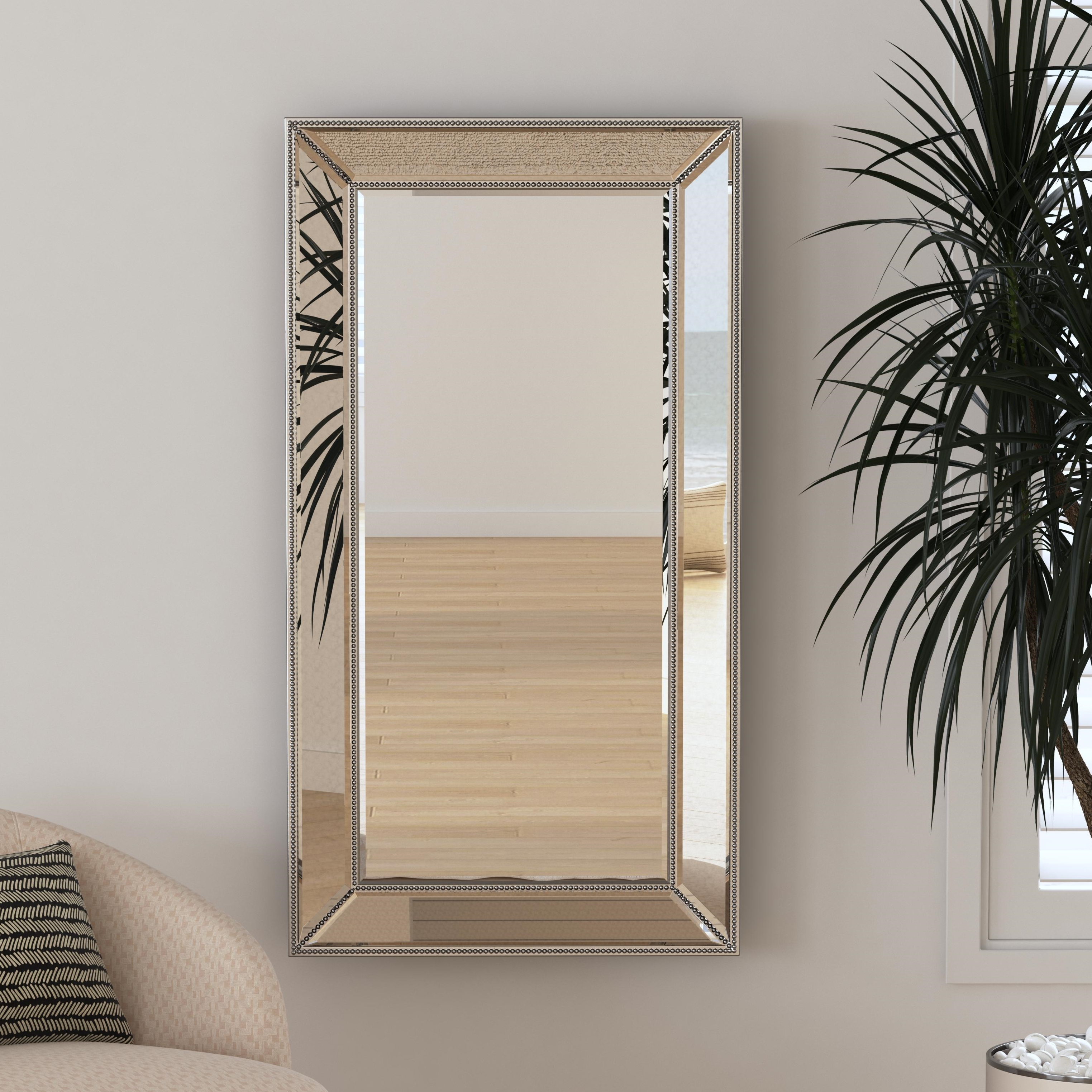 Beaded Wall Mirror