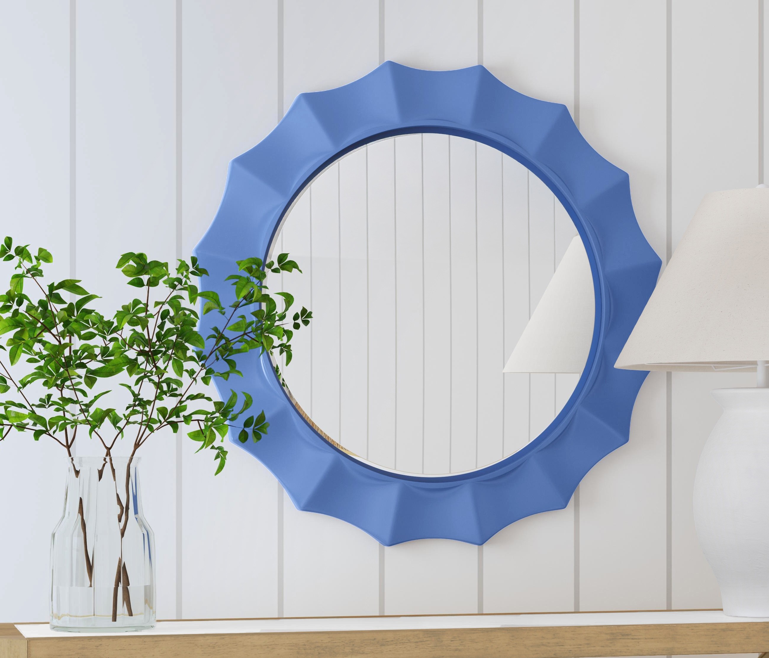 Blue Altair Wall Mirror