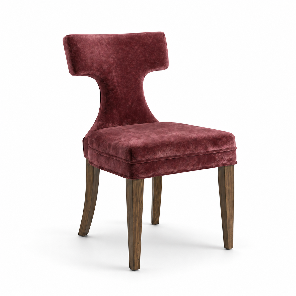 Oliver Burgundy Dining Chair, 2 Per Box, Priced Each