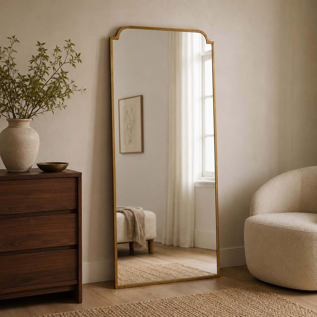 Isla Floor Mirror