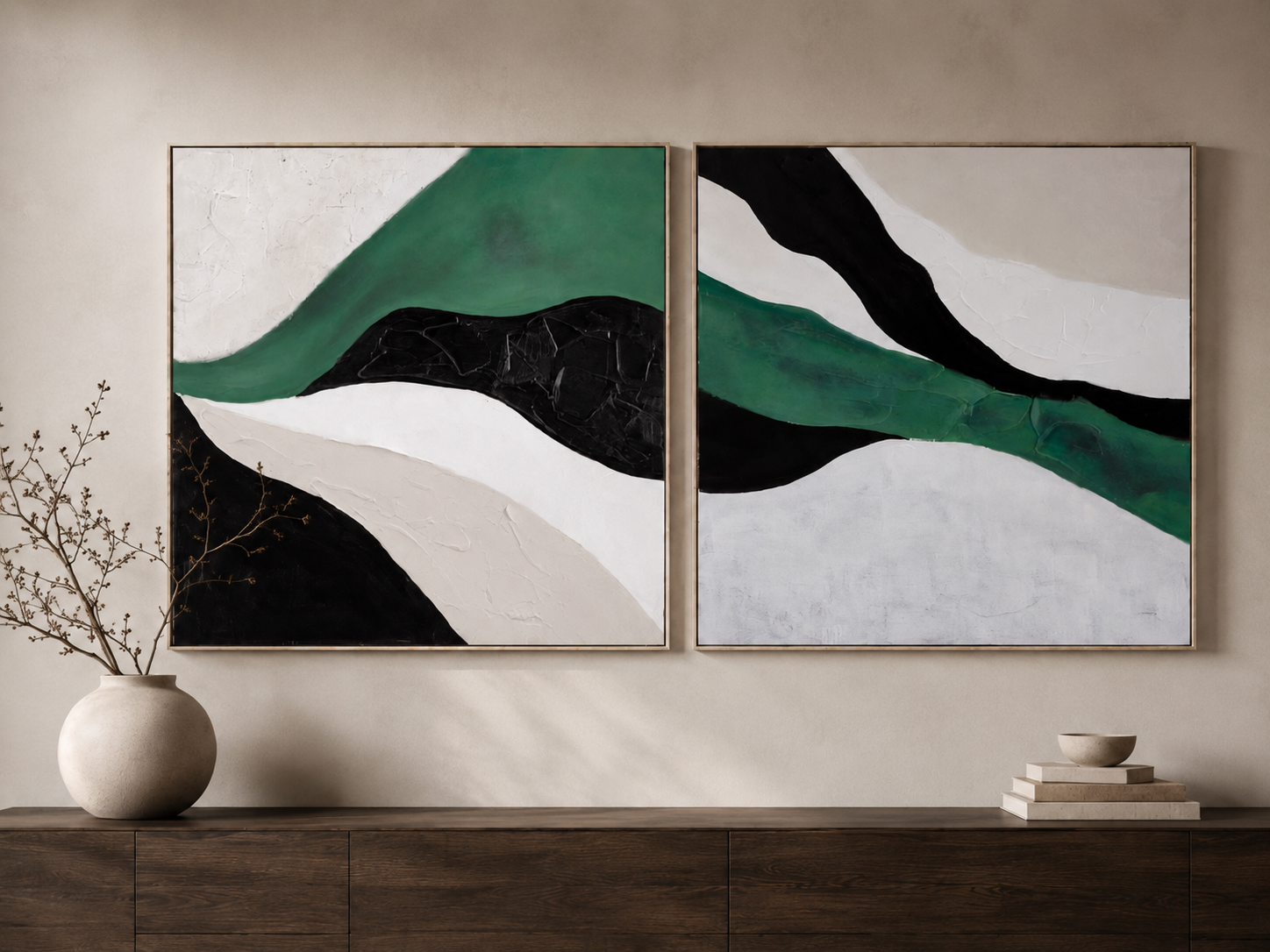 Illuminate Framed Canvas s/2