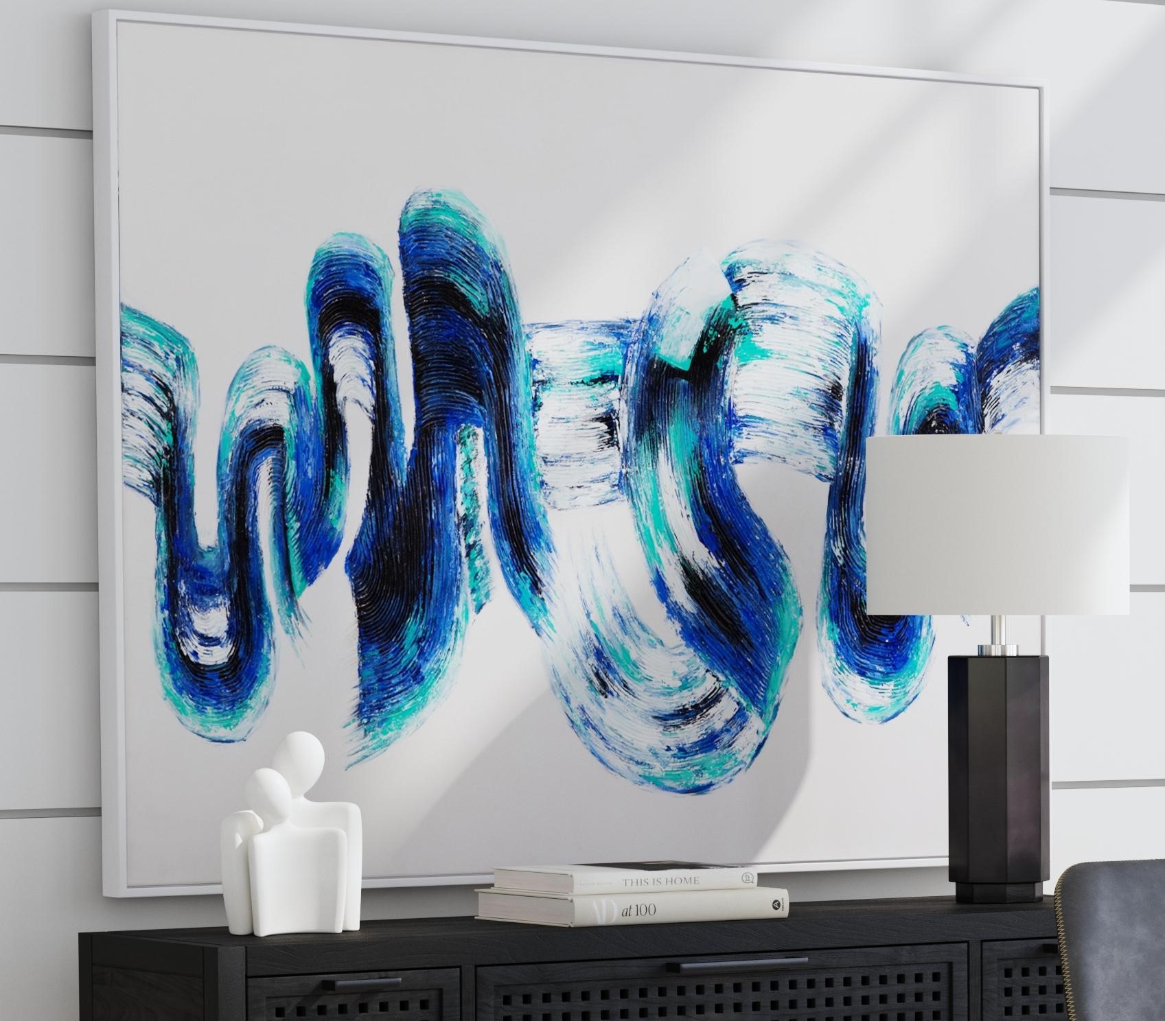 In Motion Framed Canvas