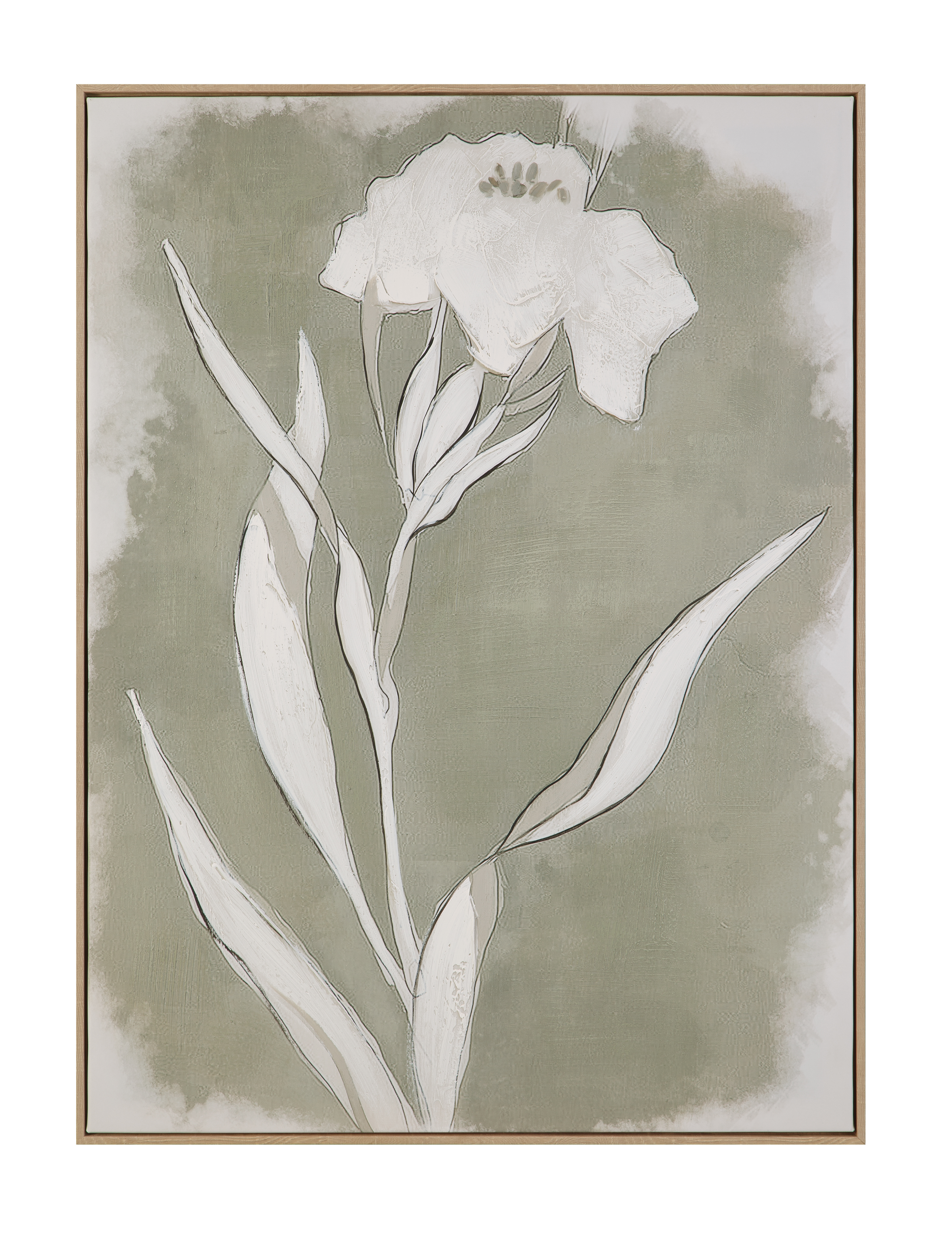 Serene Botanical II Framed Canvas