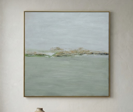 Coastal Horizon Framed Canvas