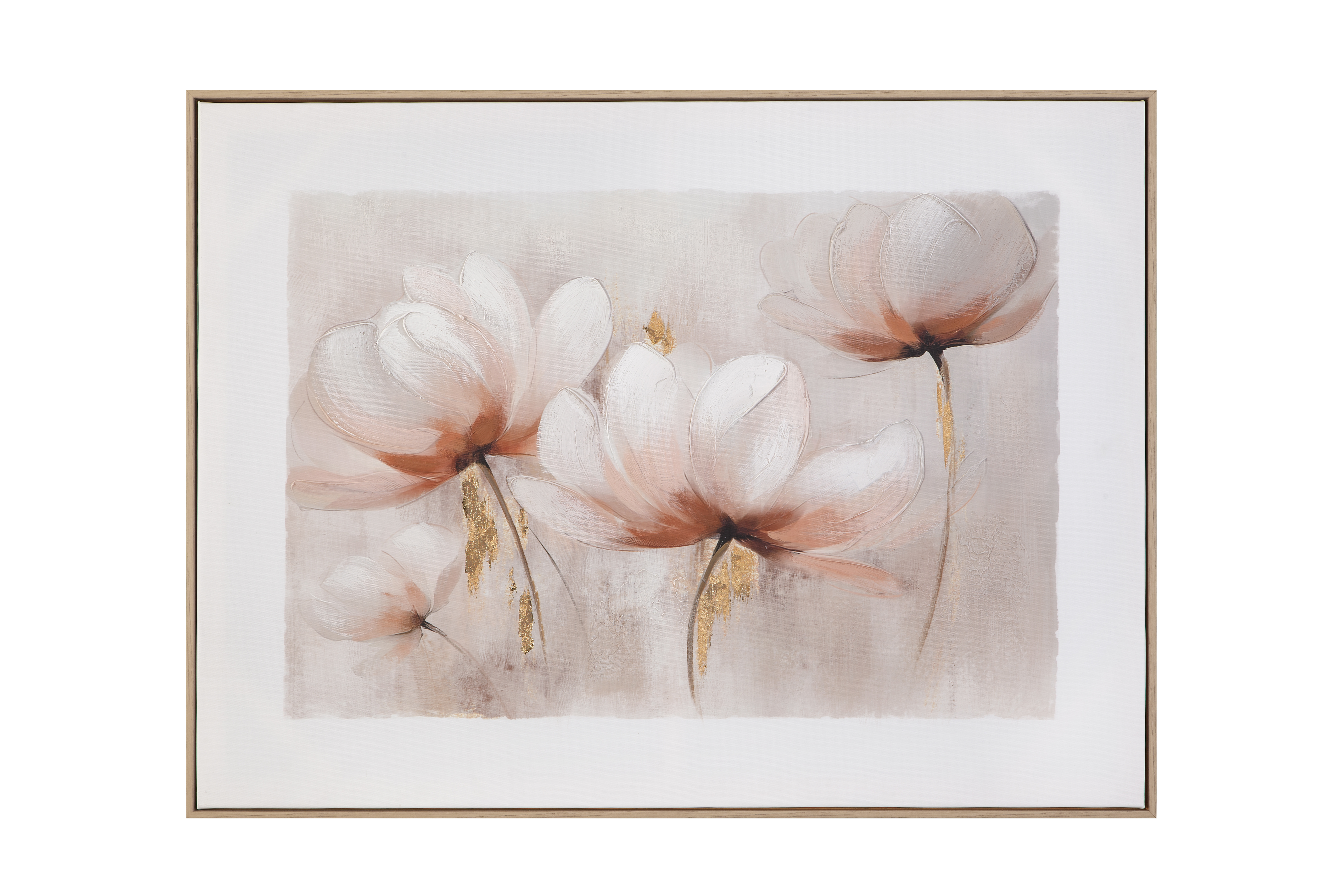 Blush Magnolia II Framed Canvas