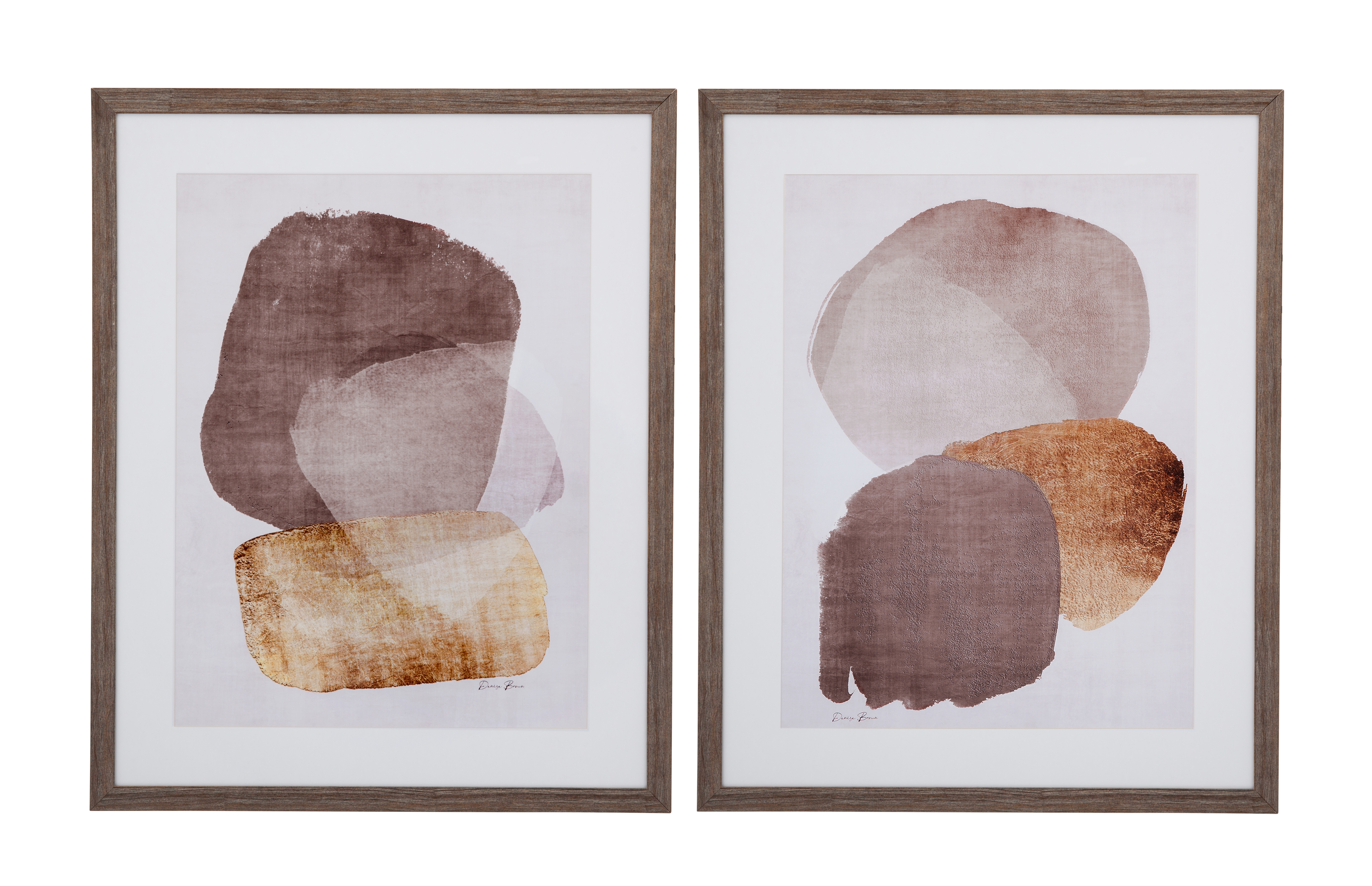 Side Step Framed Print s/2, sold individually
