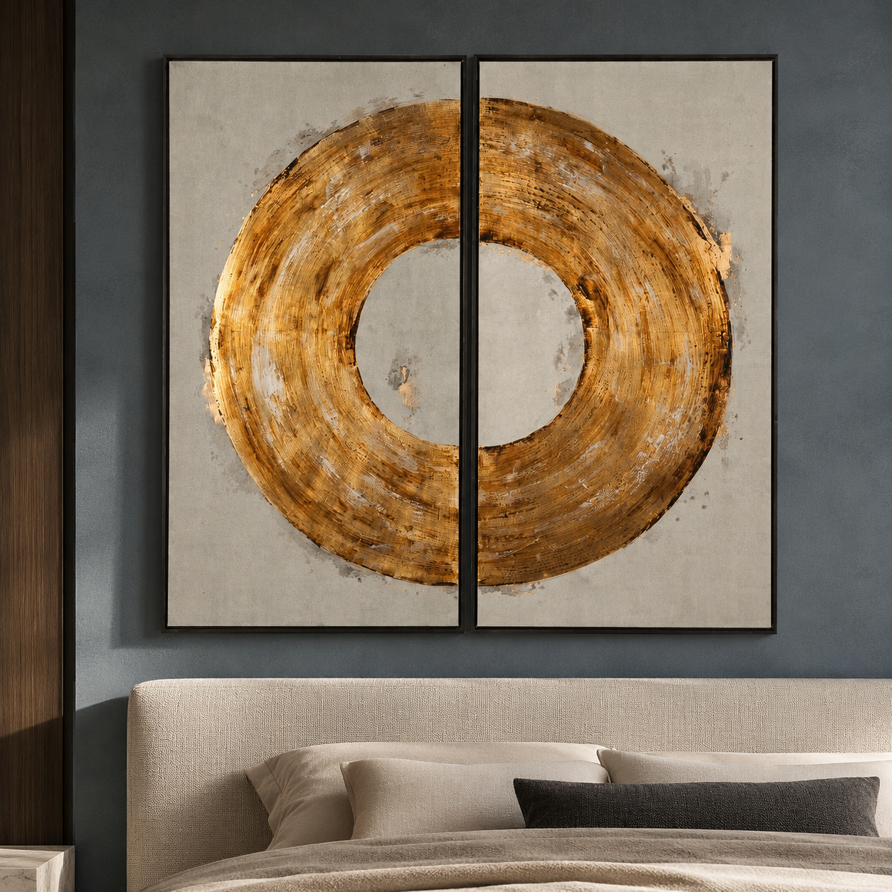 Ring of Fire Framed Canvas