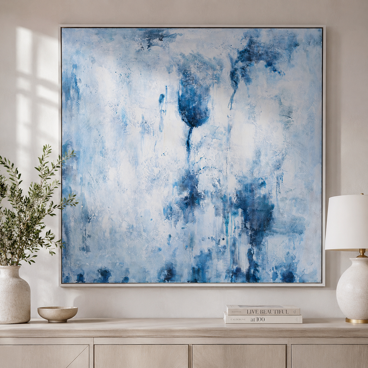 Lake Time Framed Canvas