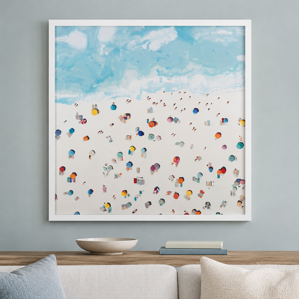 Beach Day Framed Print