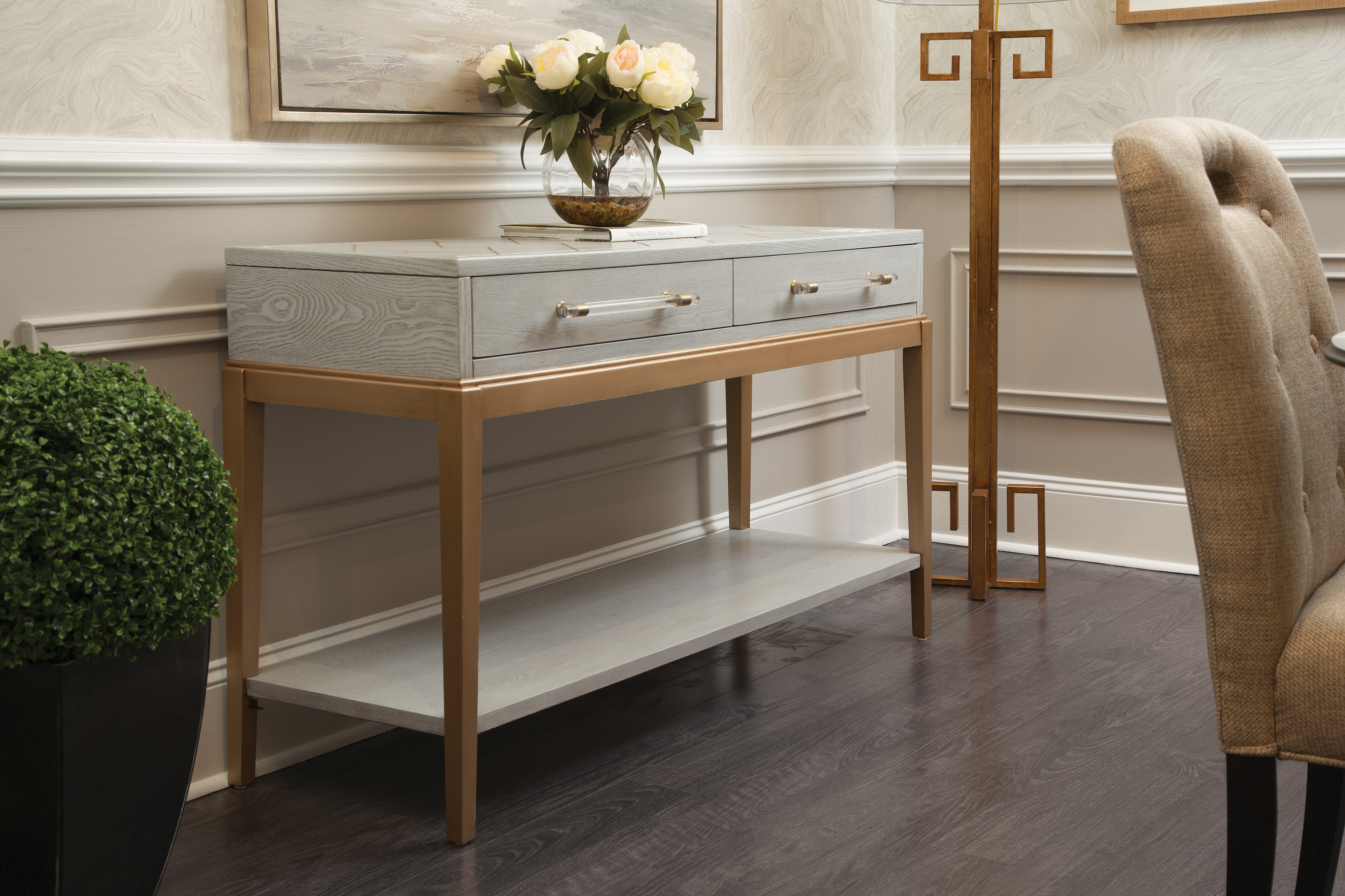 Perrine Wood Console Table