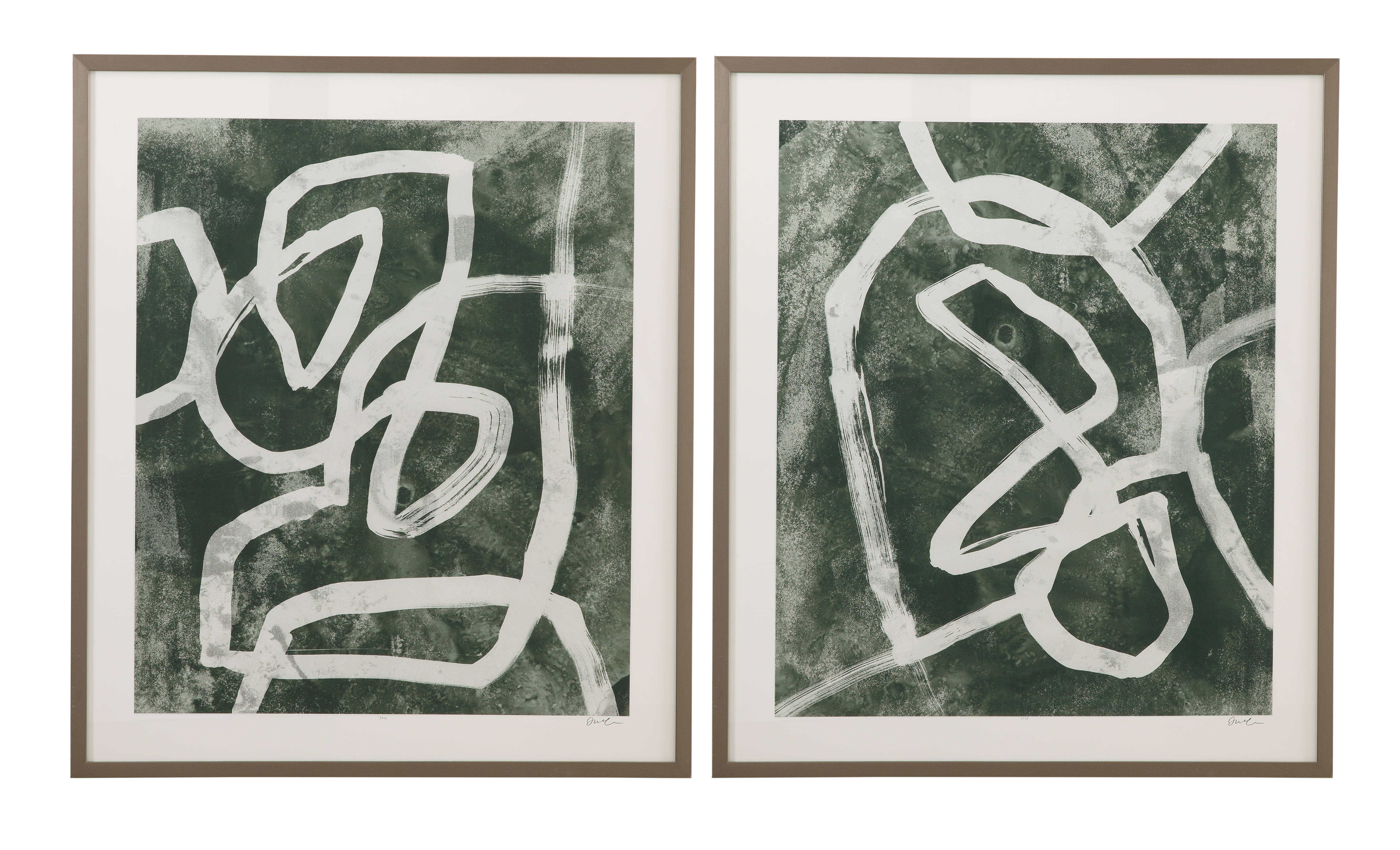 Chalk Line Framed Print s/2