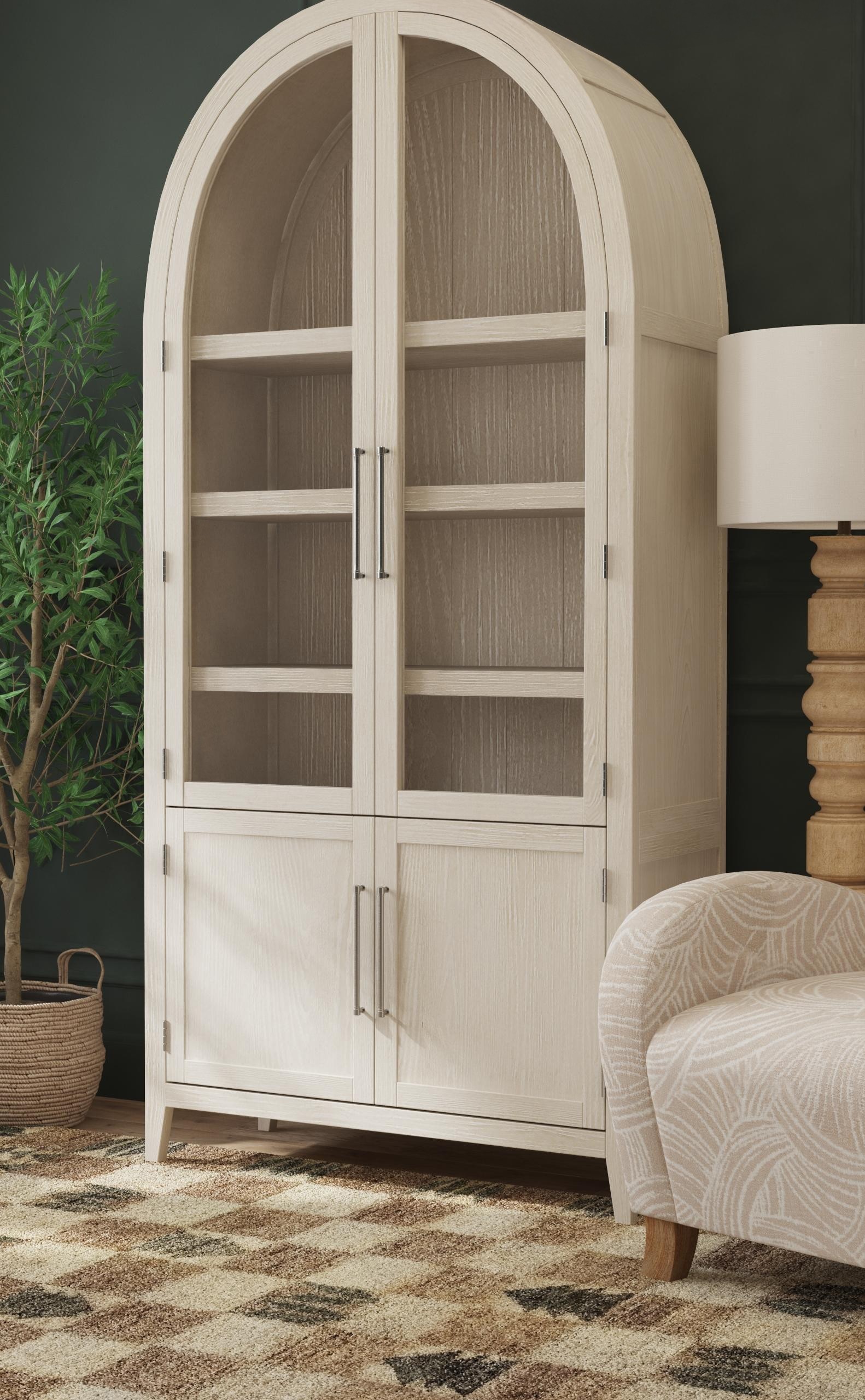Fynn Light Oak Display Cabinet