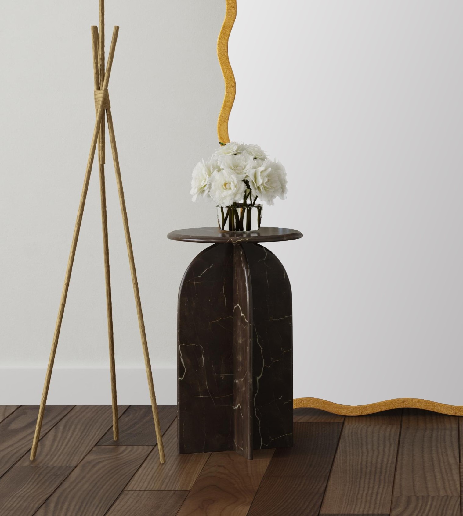 Abbey Brown Accent Table