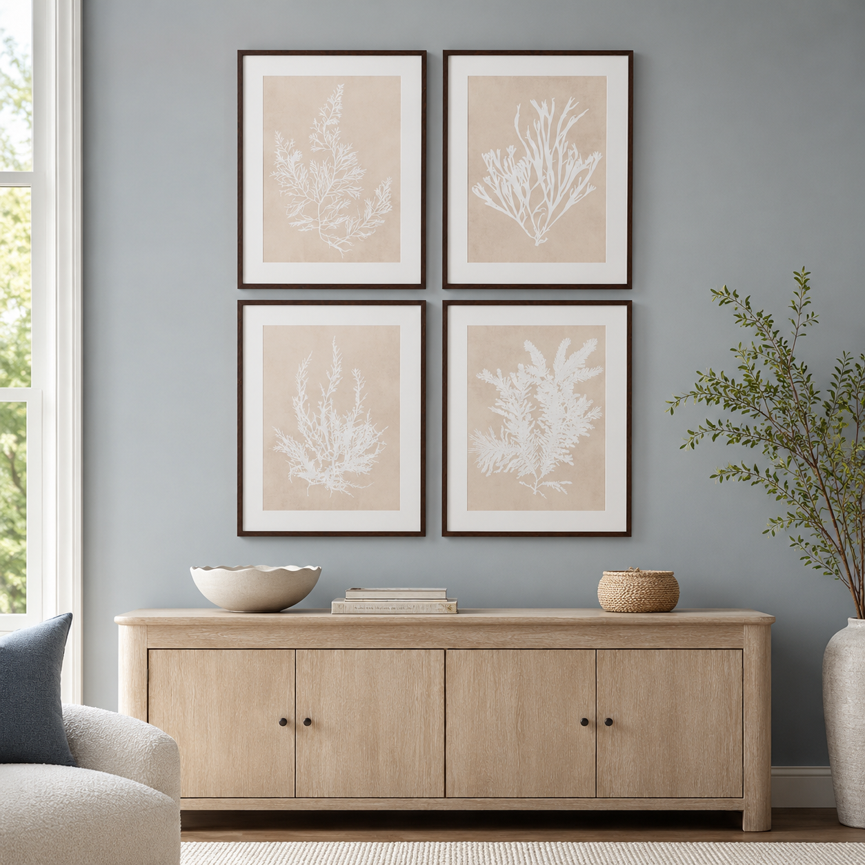 Gracilaria Multipartita Framed Print