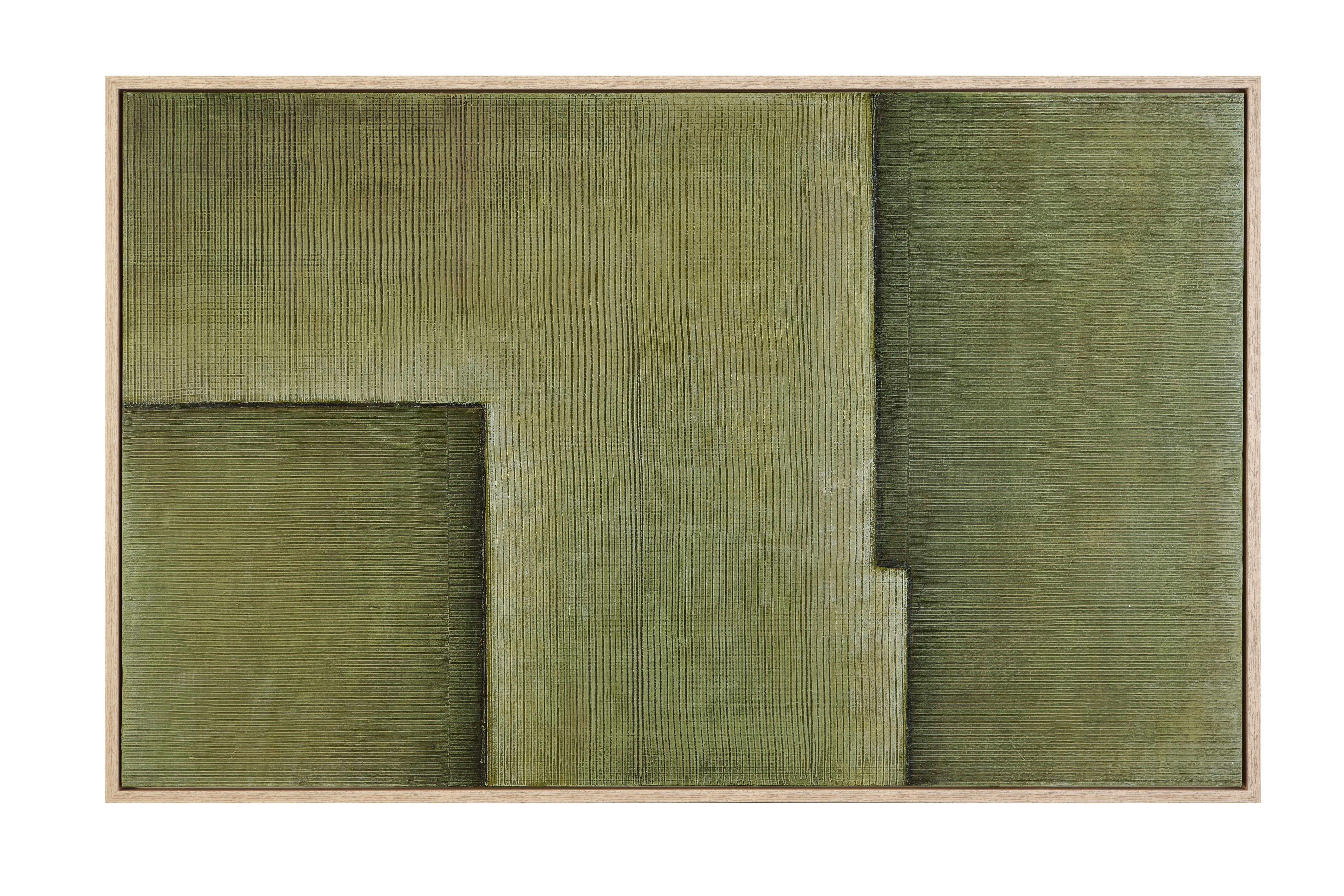Sycamore Bark Framed Canvas