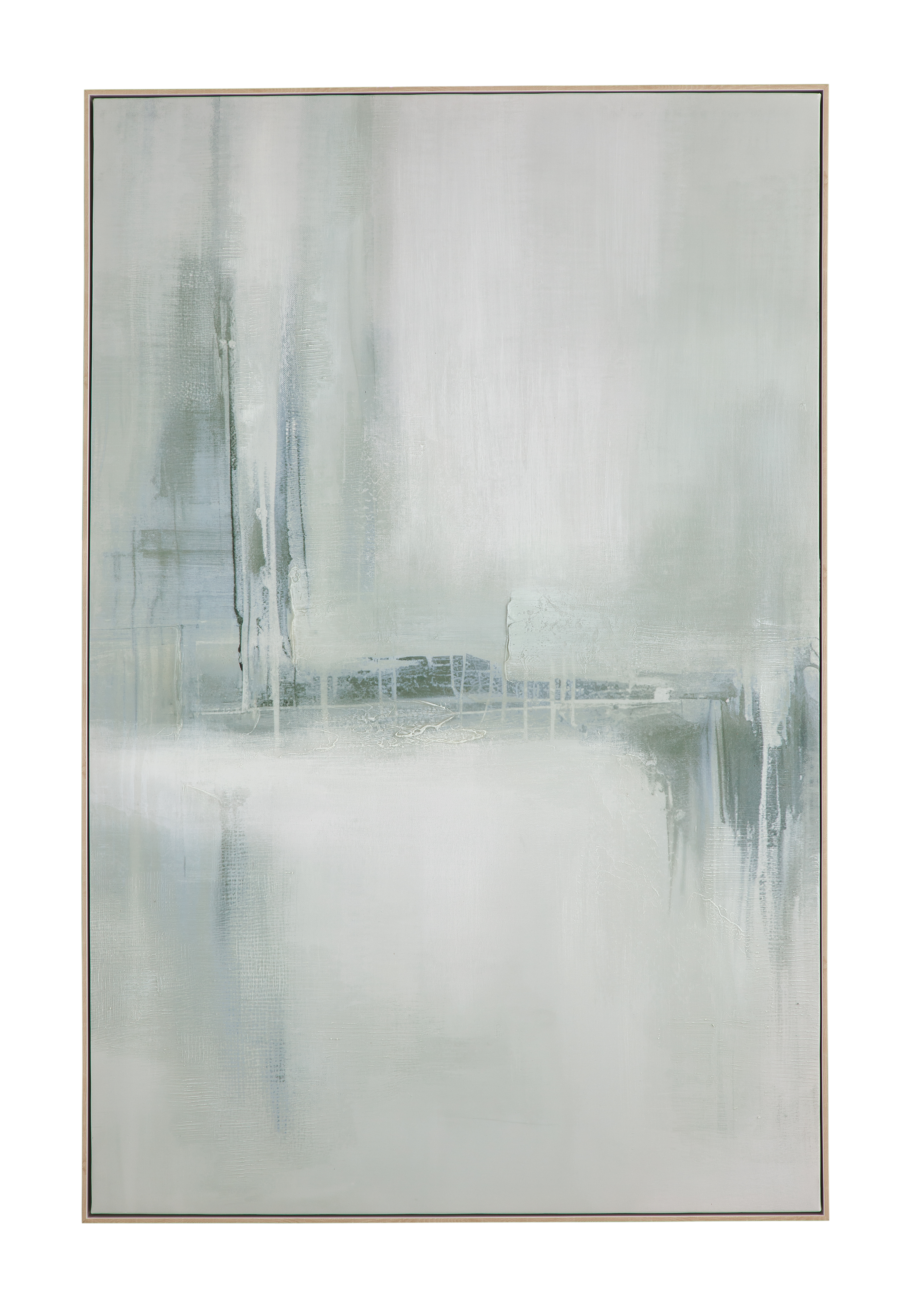 Misty Crossing Framed Canvas