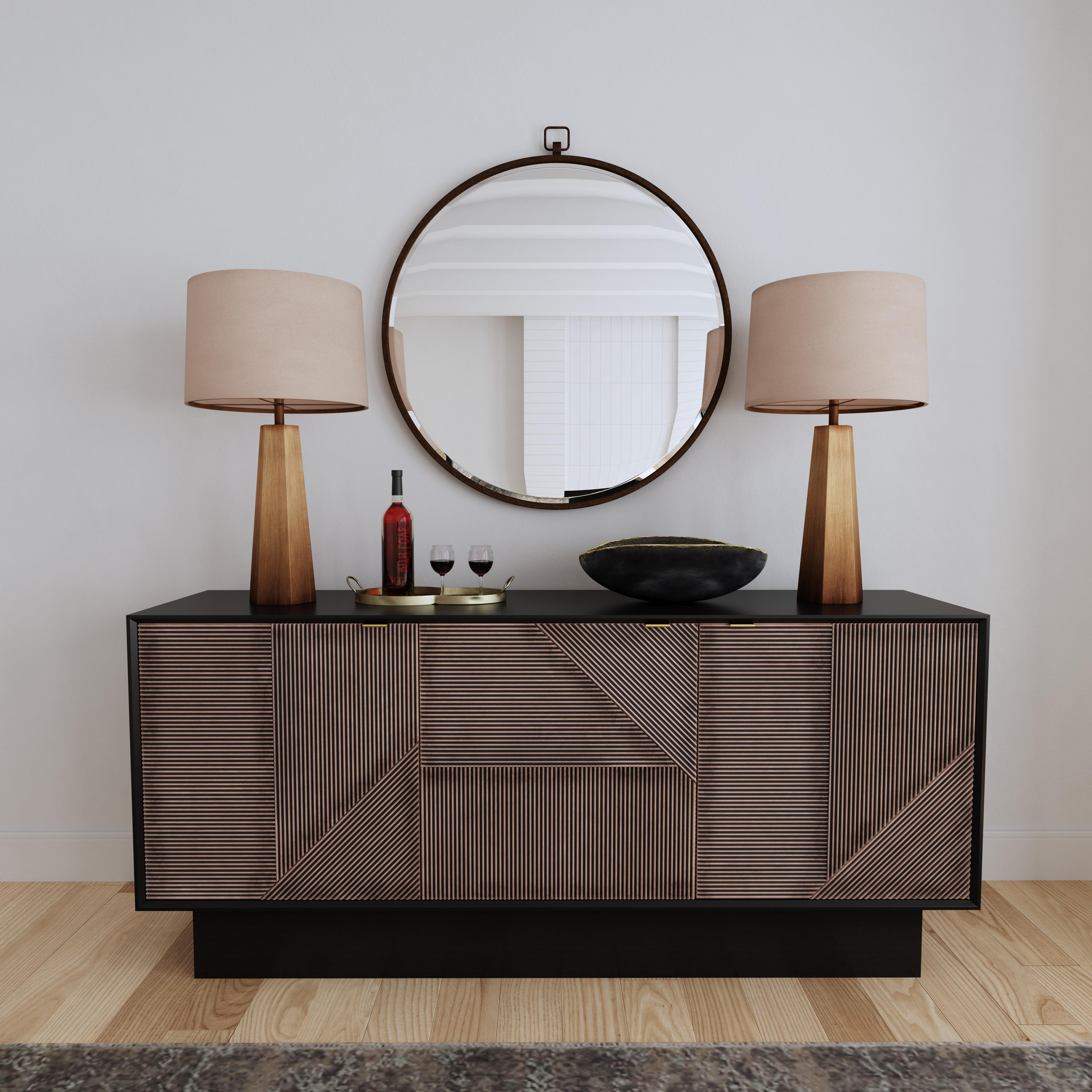 Beader Three Door Cabinet