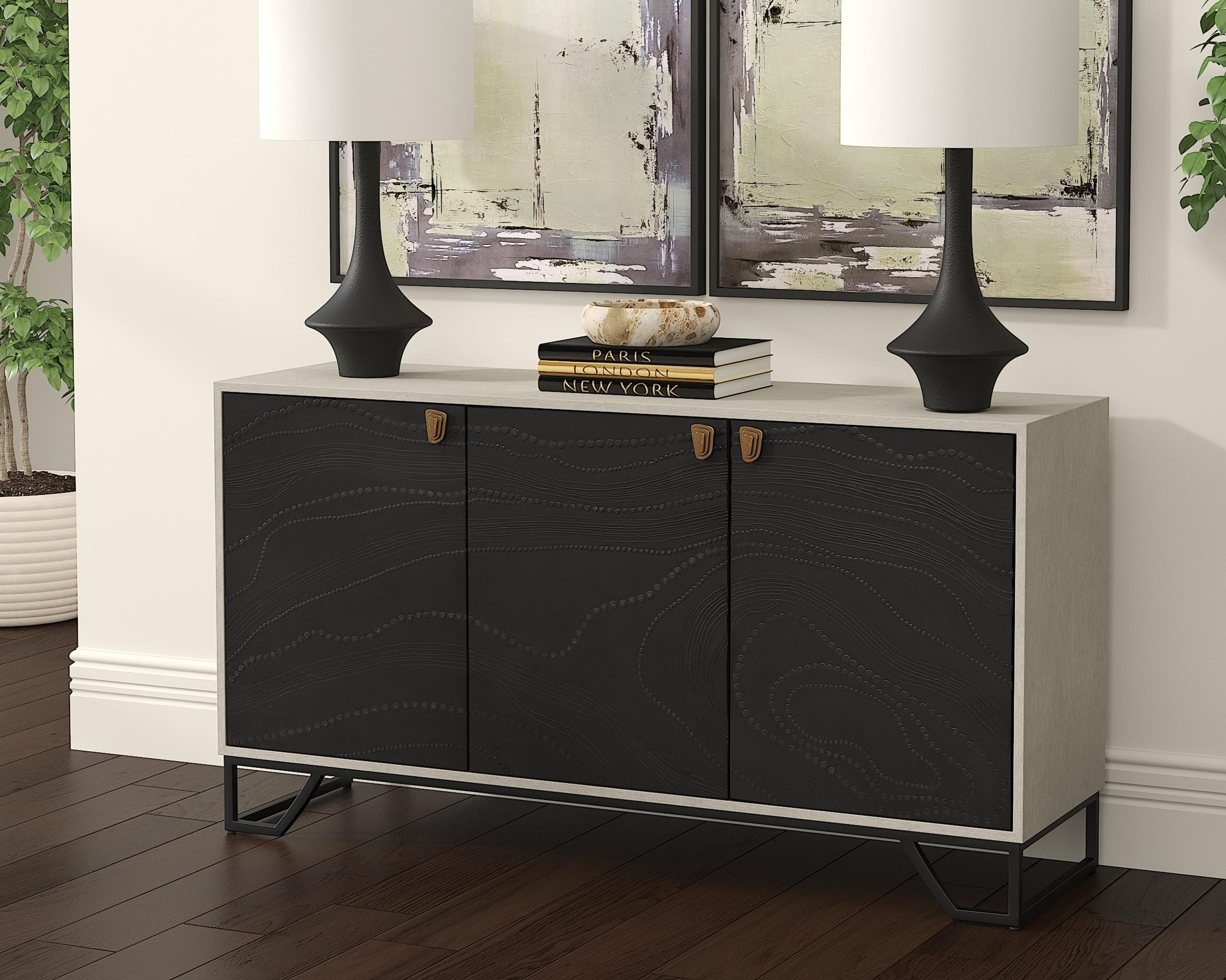 Ripple Effect Three Door Cabinet