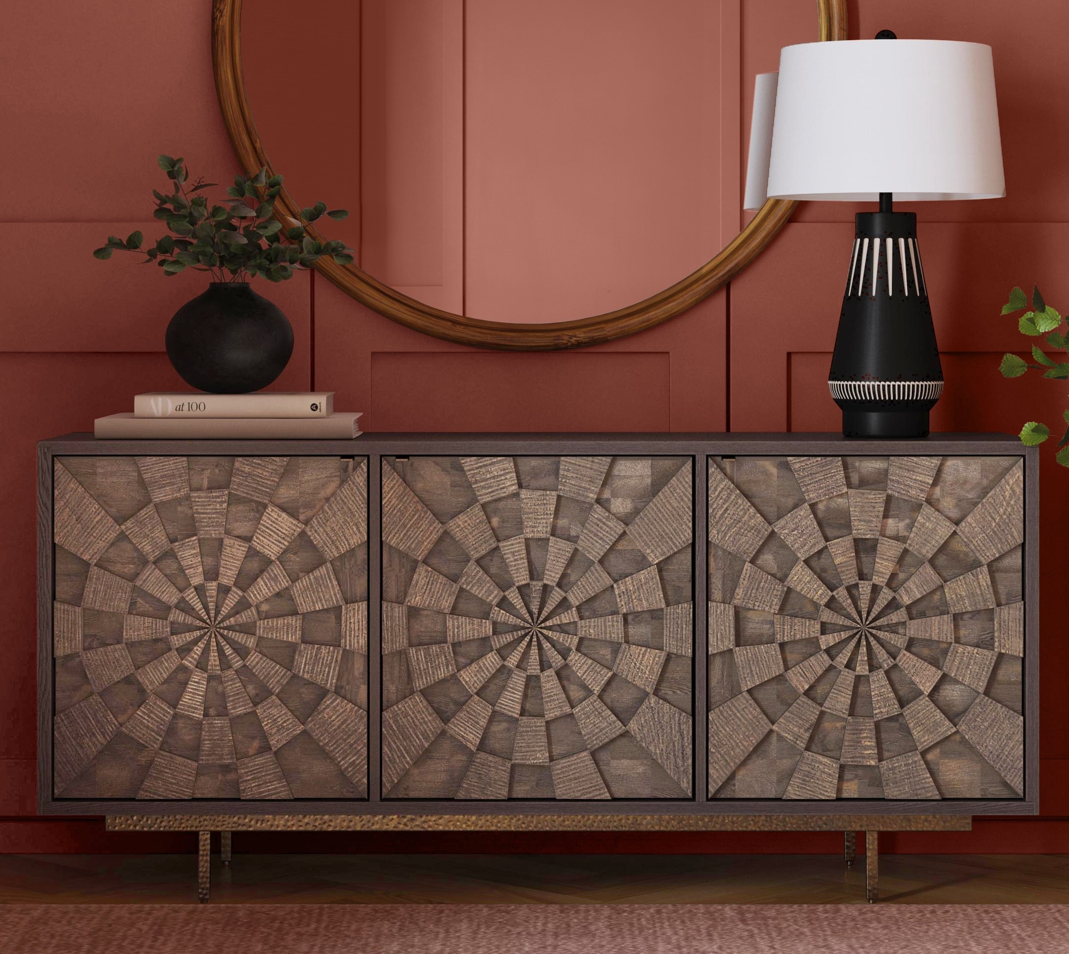 Bates Three Door Cabinet