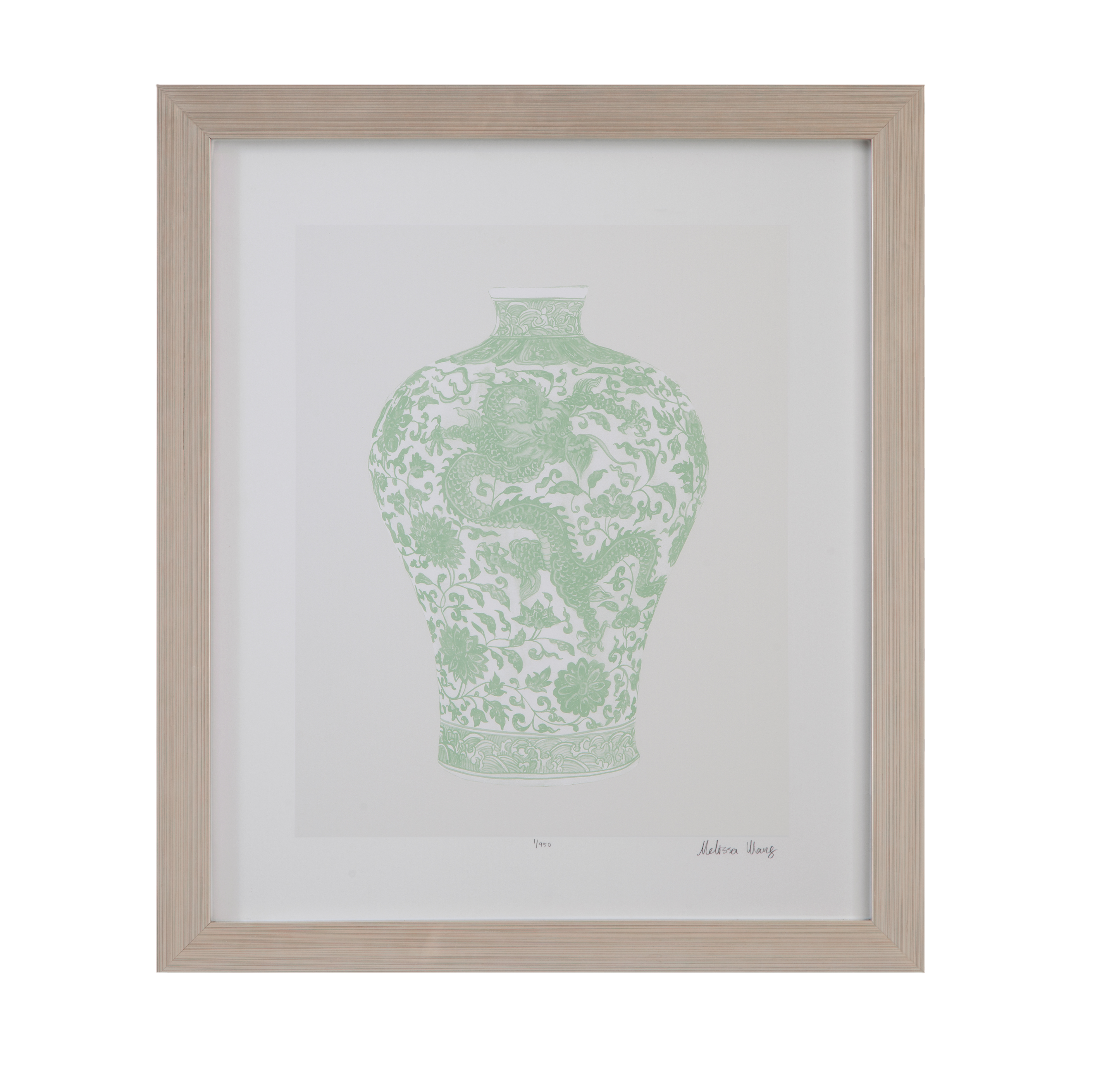 Mint Vases IV Framed Print