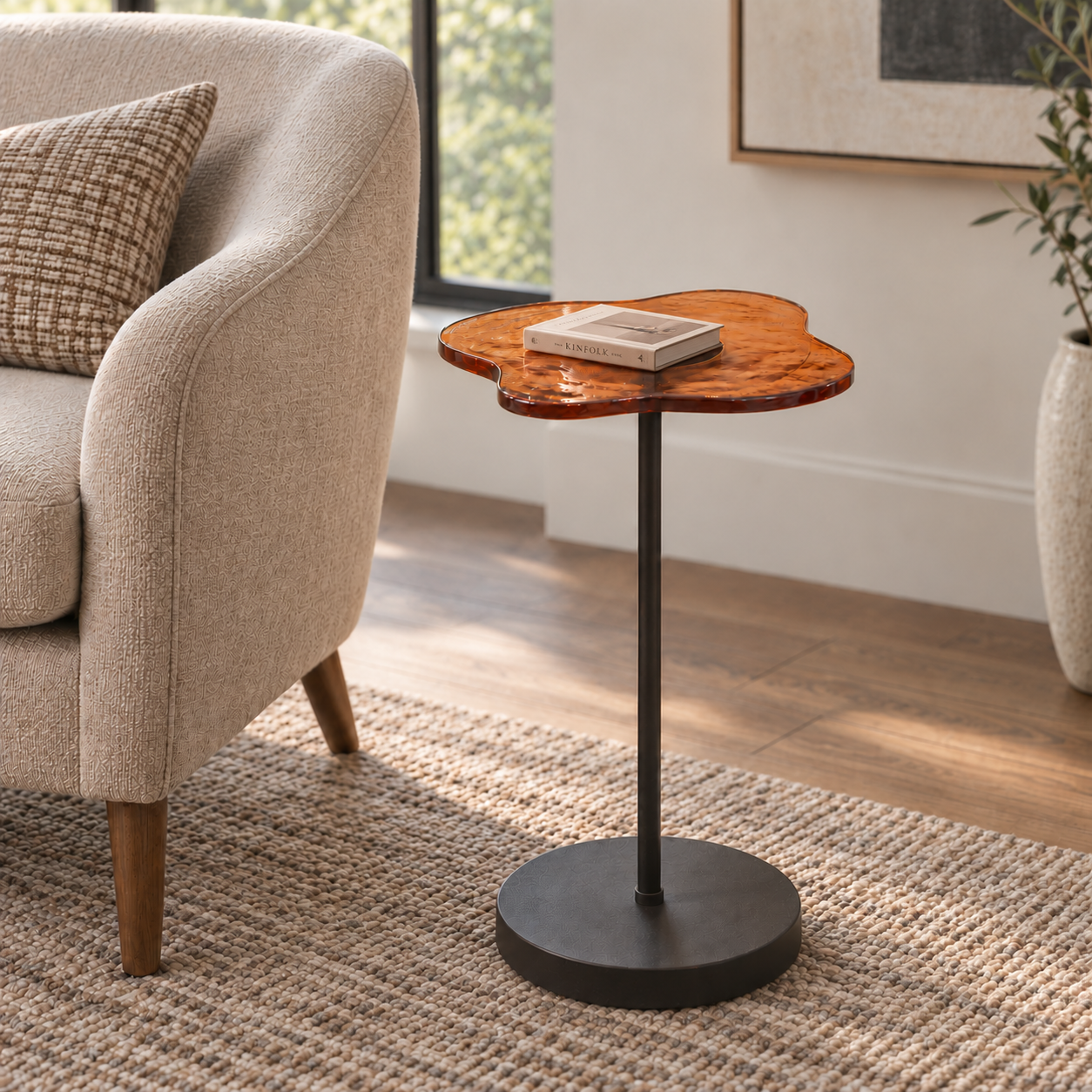 Elijah Accent Table - Red