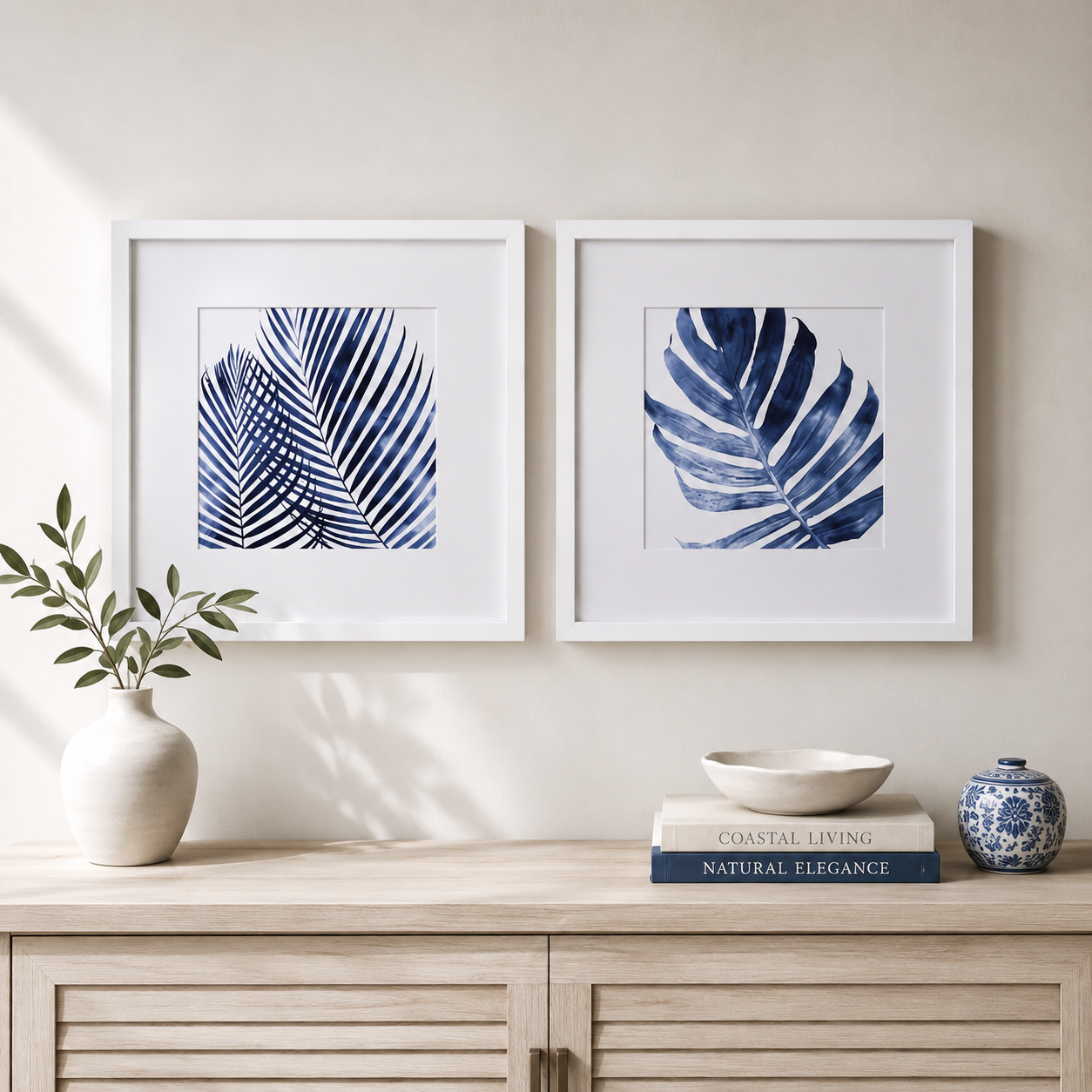 Leaves Framed Print s/2