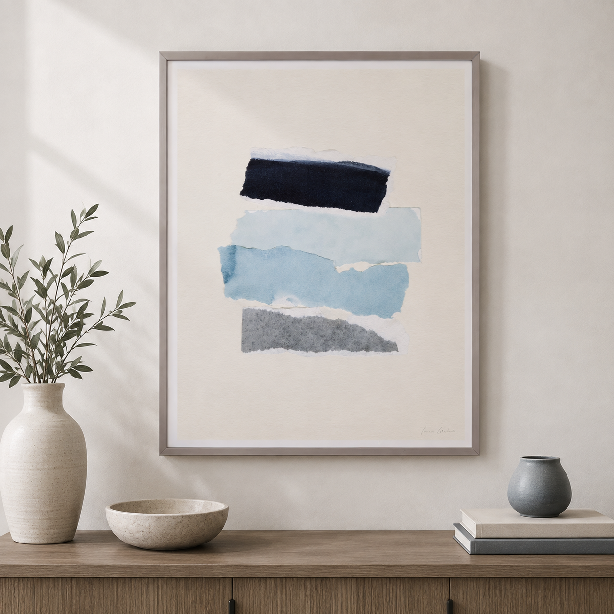Seaside Color Study III Framed Print
