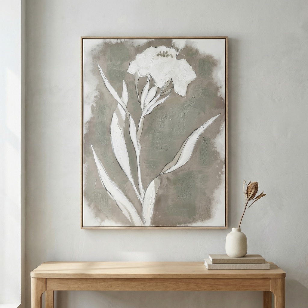 Serene Botanical II Framed Canvas