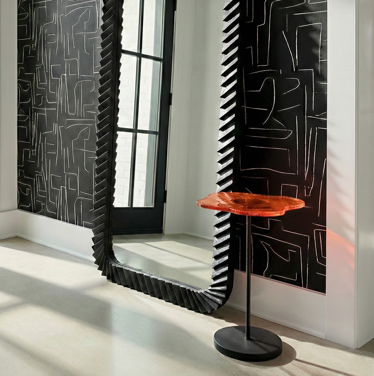 Elijah Accent Table - Red