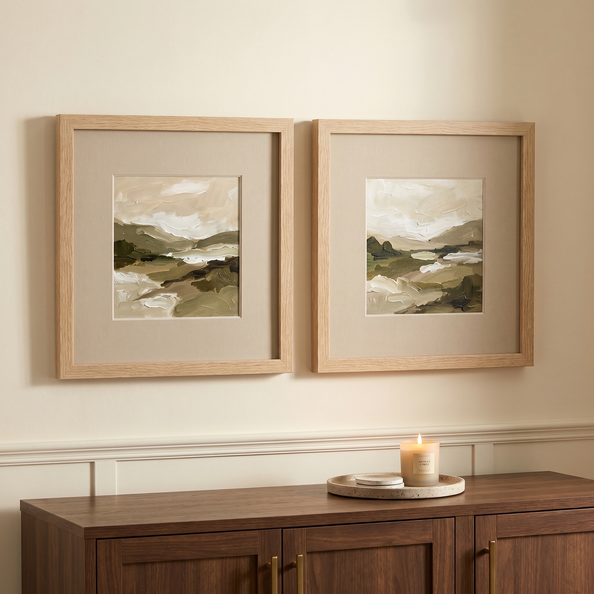 Stillwater Framed Canvas s/2