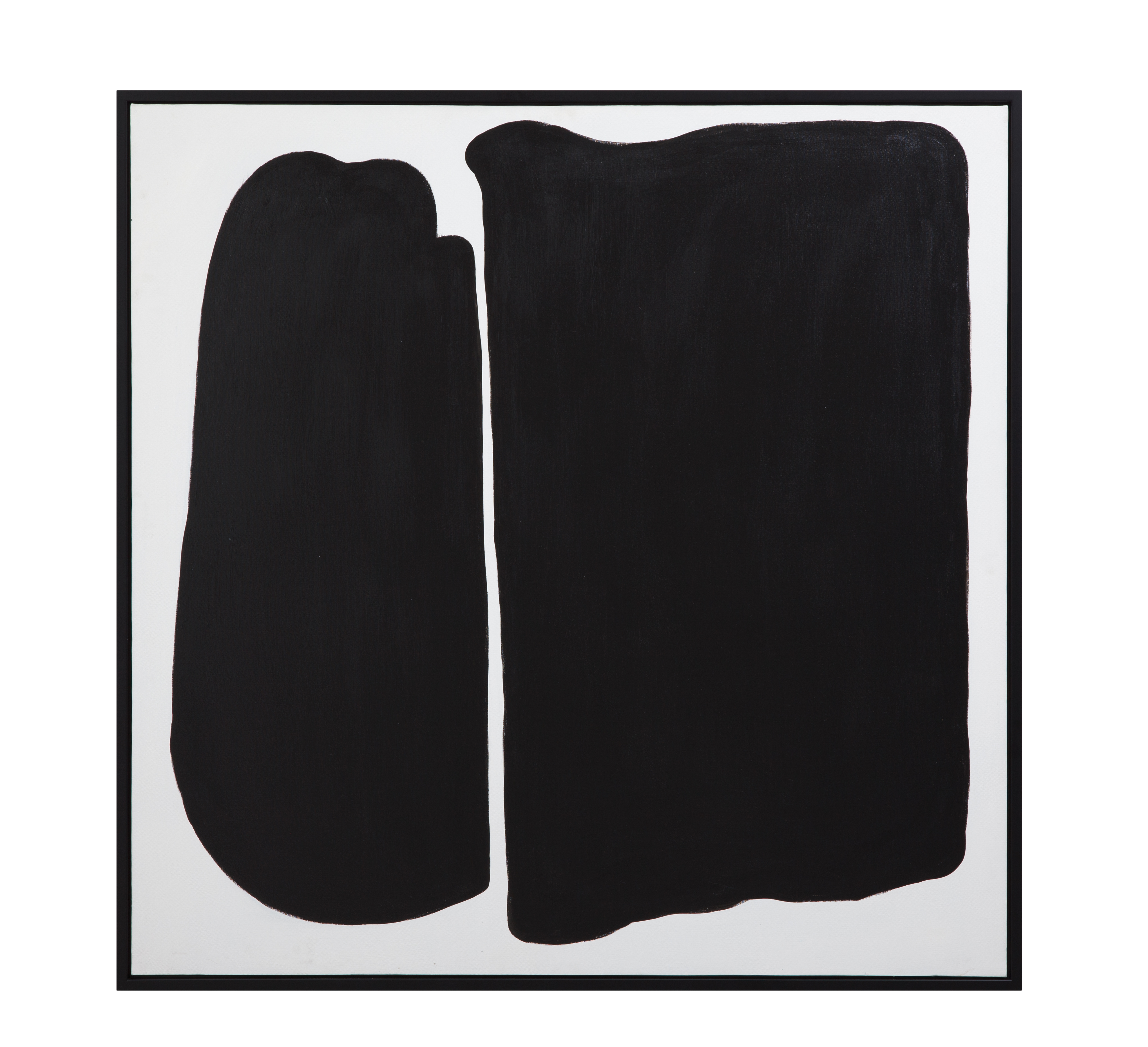 Parallel Forms Framed Canvas