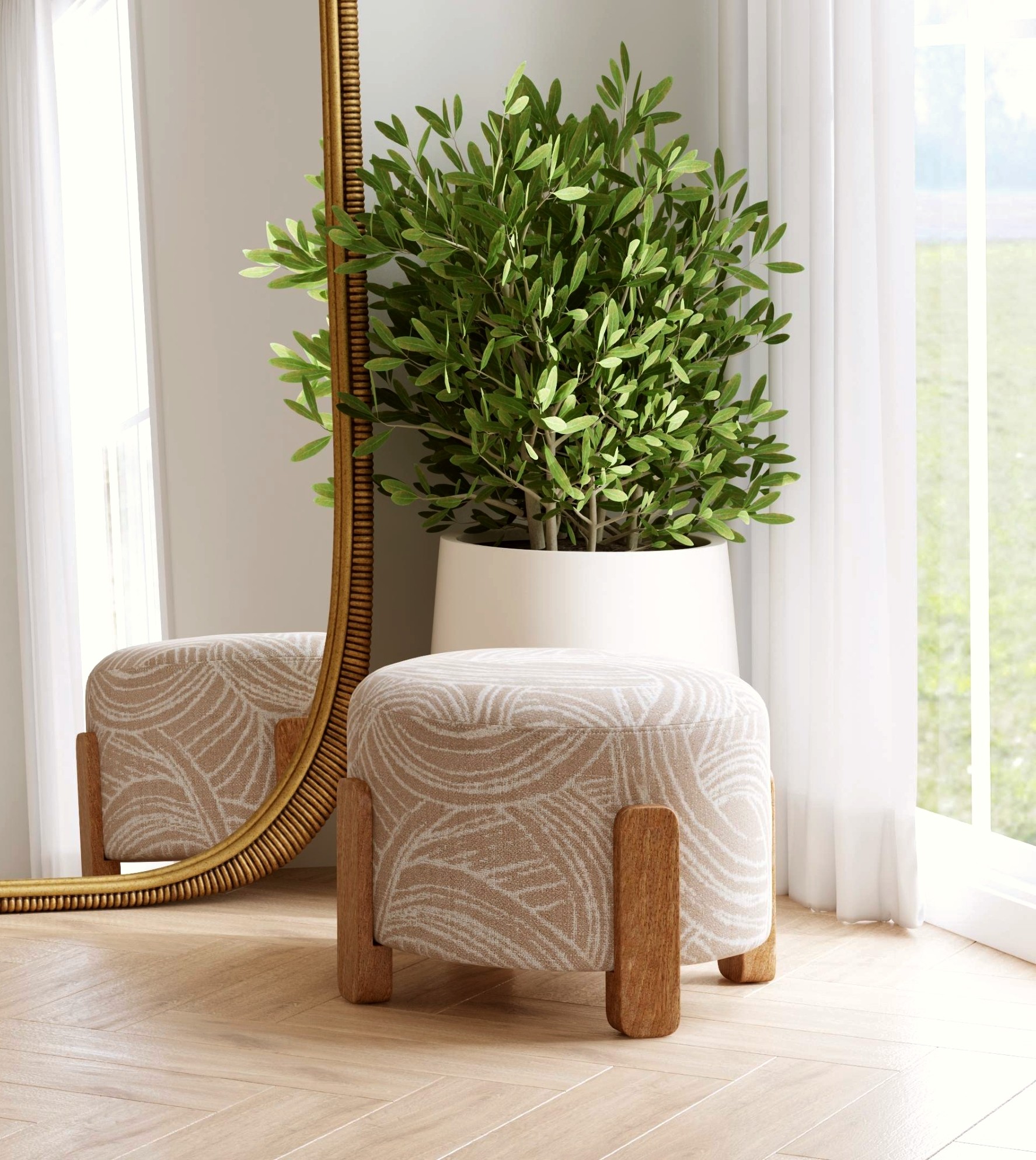 Willow Accent Ottoman