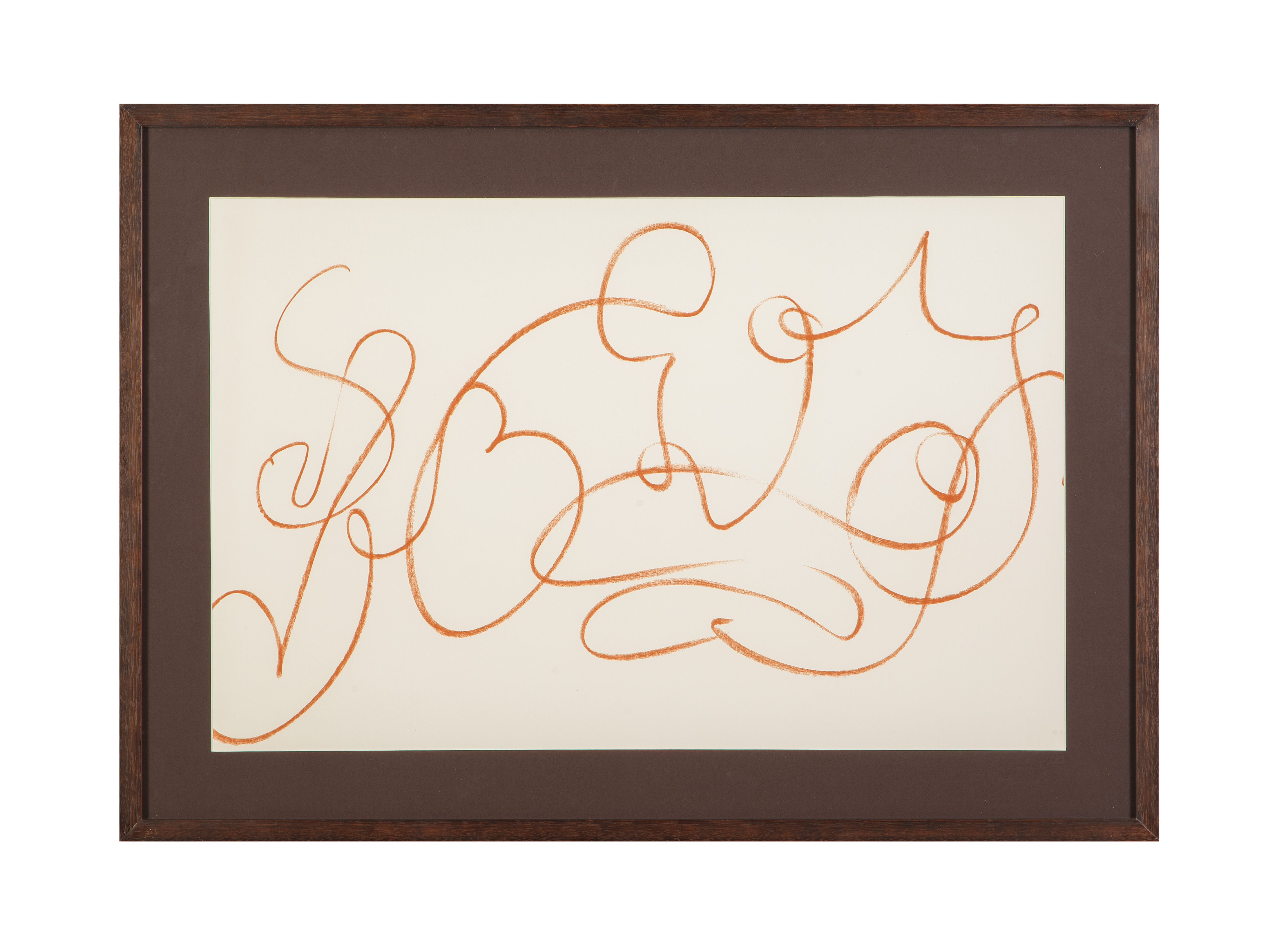 Meandering Lines II Framed Print