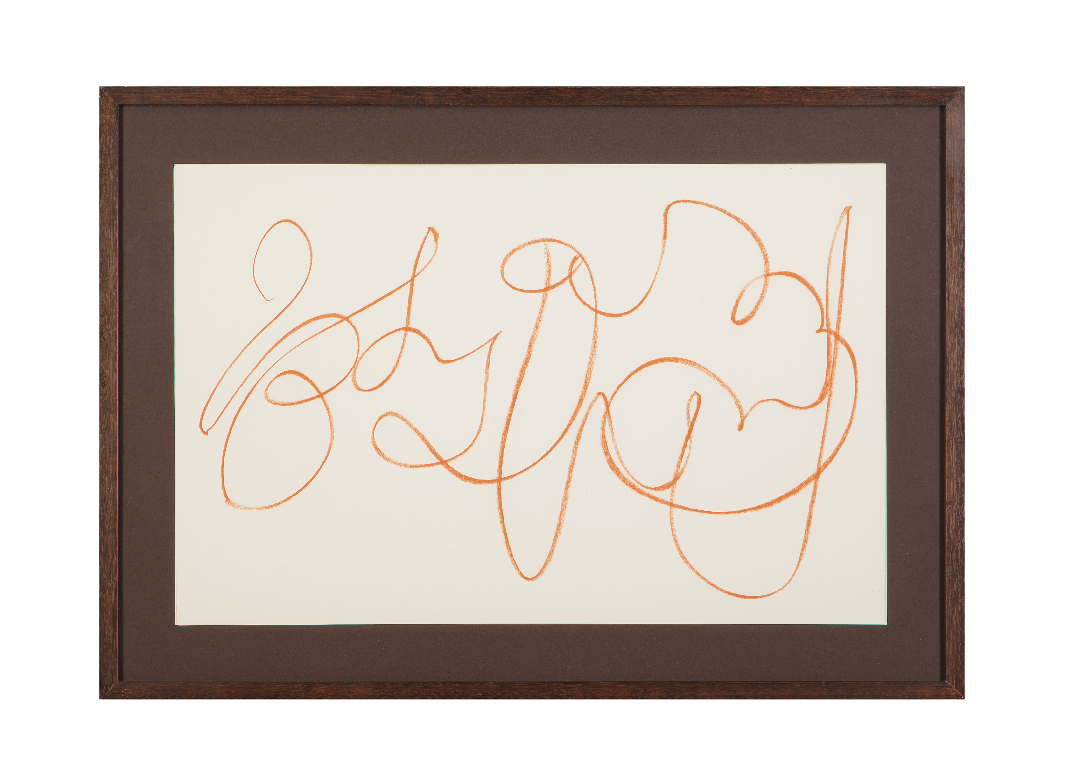 Meandering Lines VI Framed Print