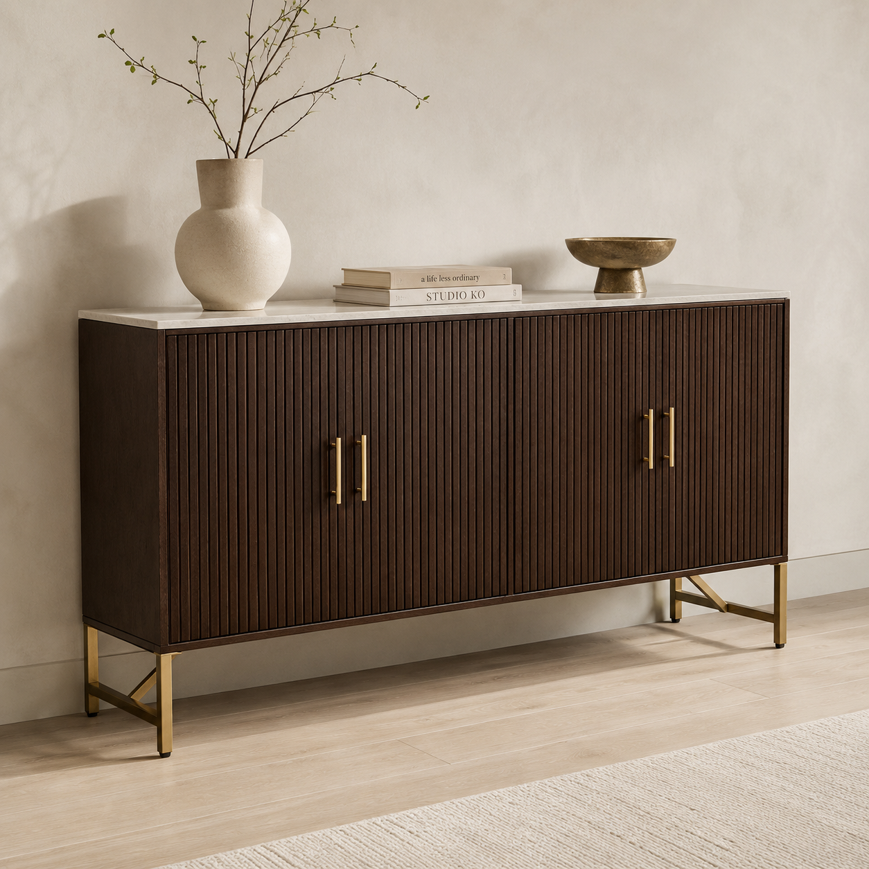 Dupont Four Door Cabinet